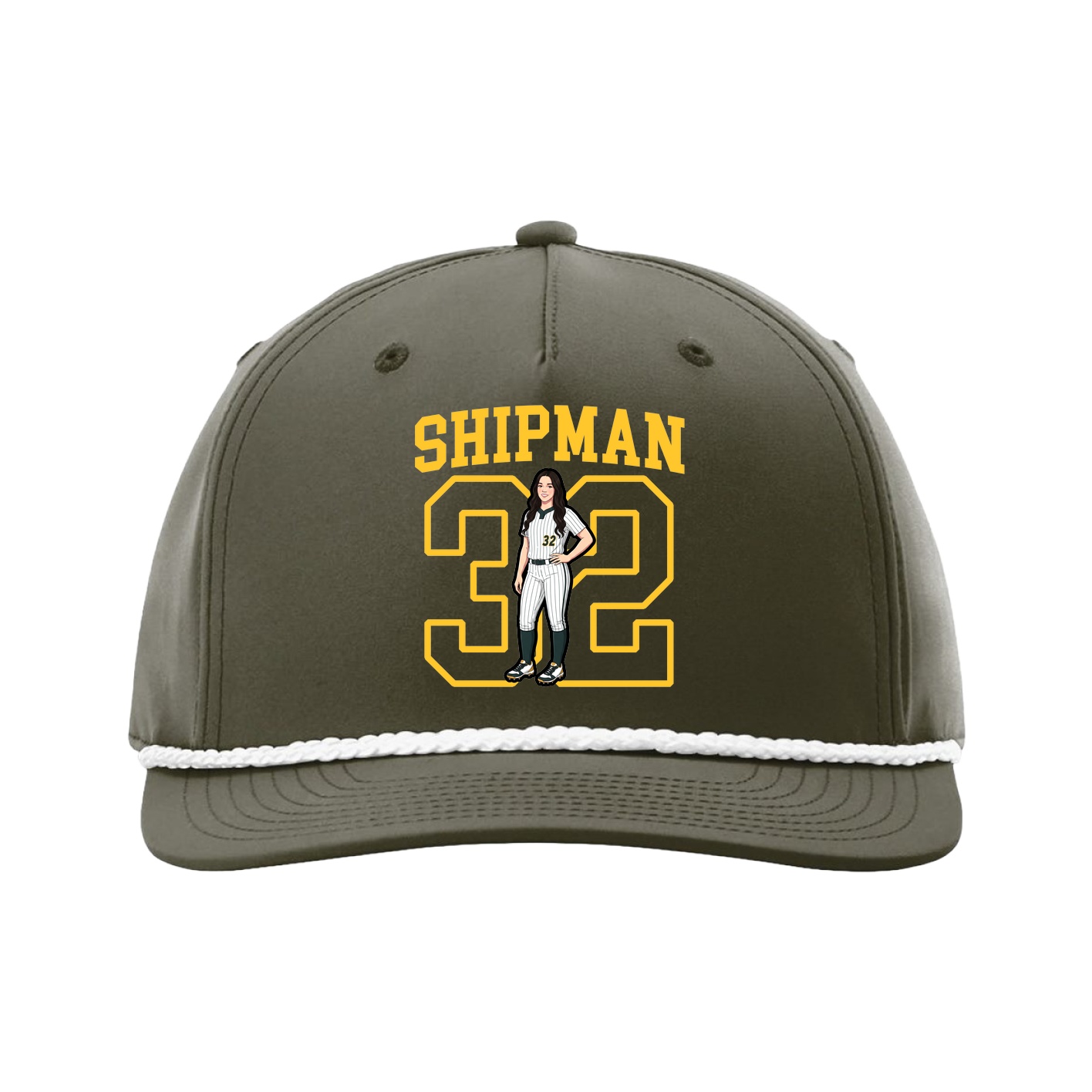 Five-Panel Classic Rope Cap — Shirsey in Green