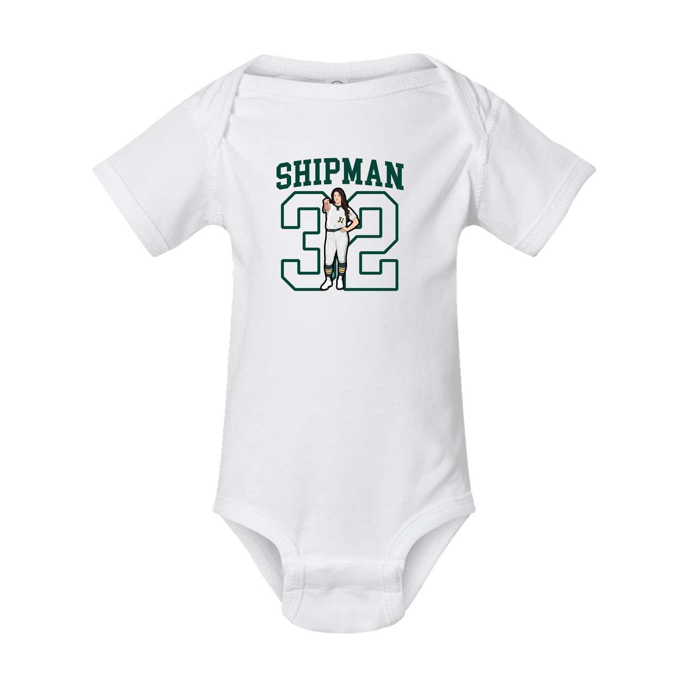 Baby Onesie — Shirsey in White