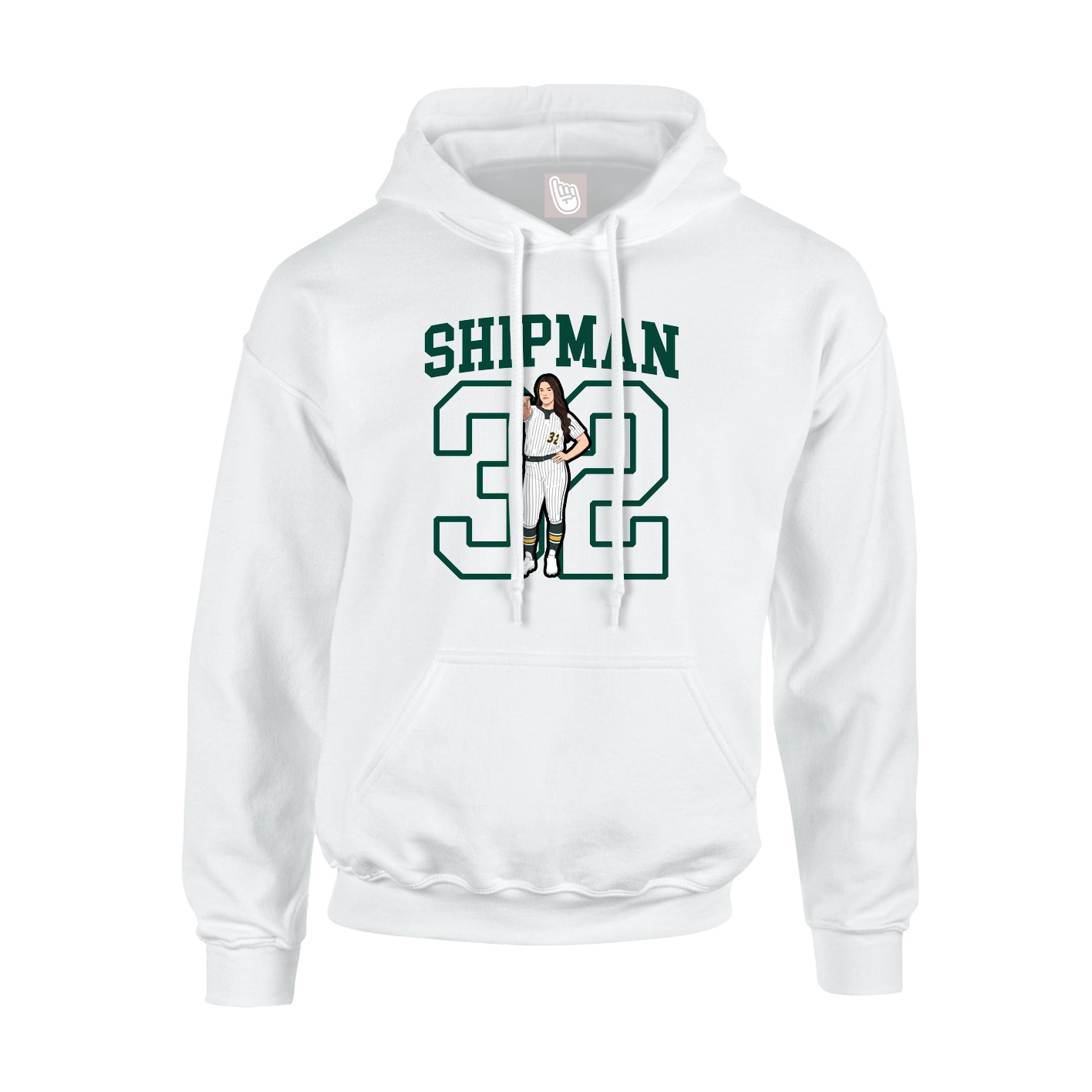 Youth Hoodie — Shirsey in White