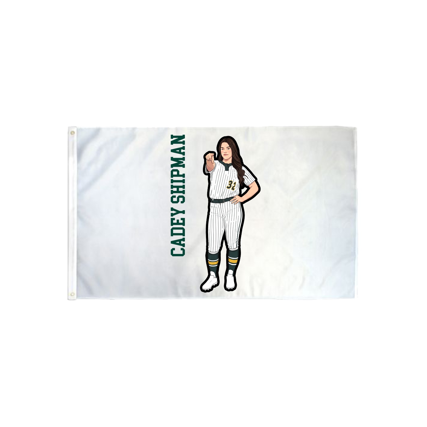3x5 Flag — Name Vertical in Classic