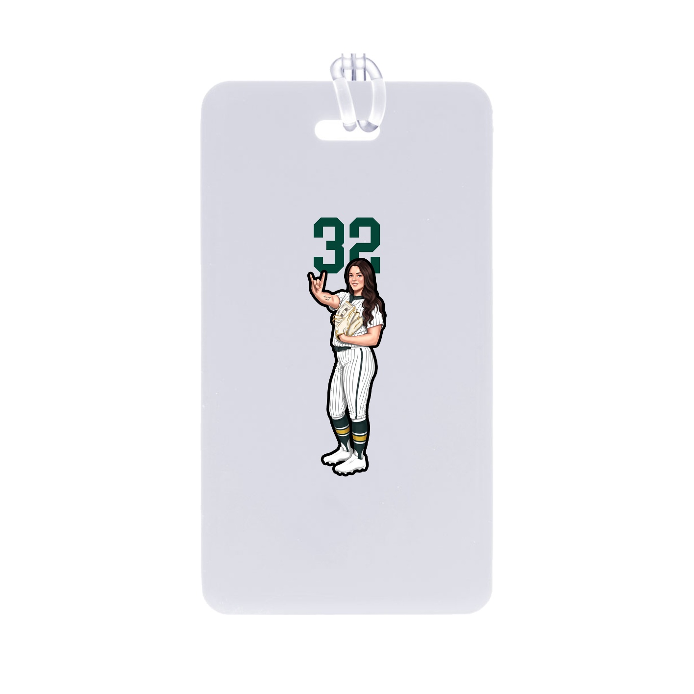 Bag Tag — Number Top in Classic