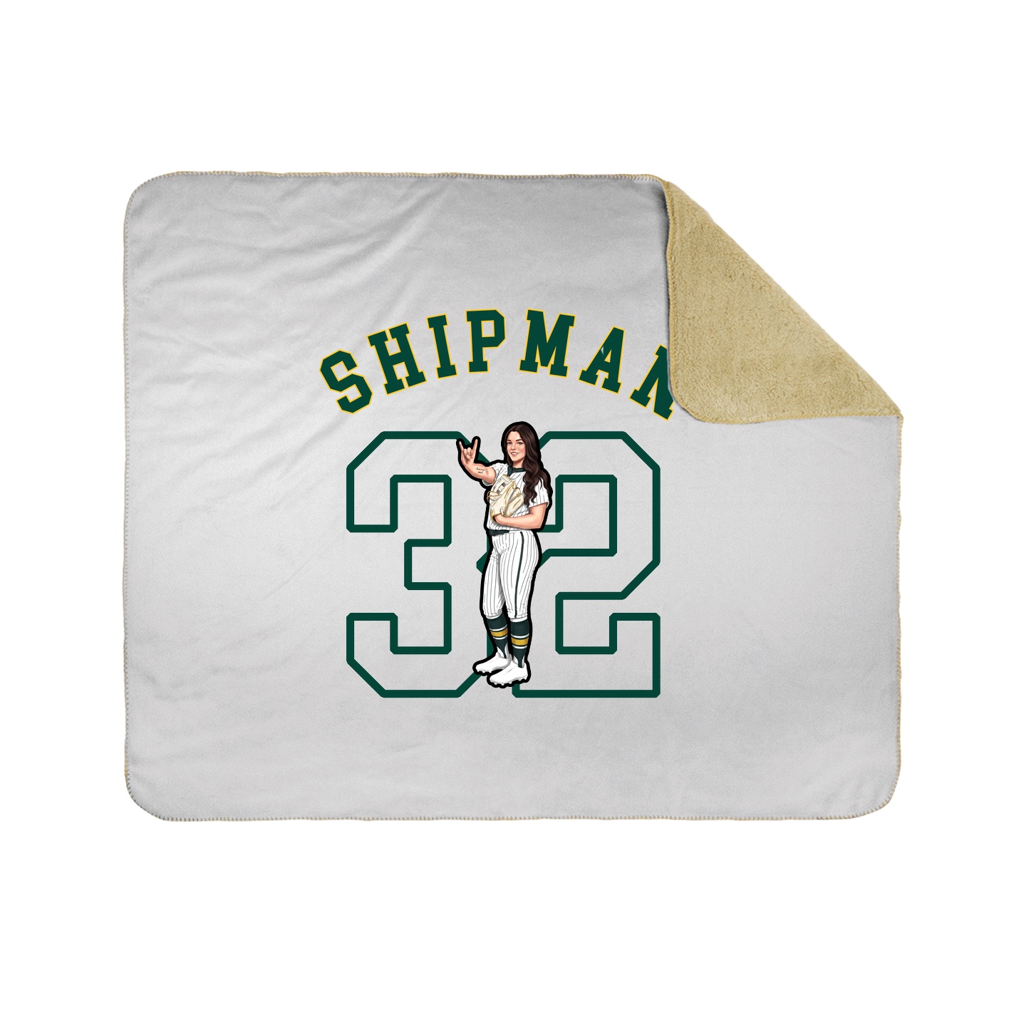 Throw Blanket — Shirsey Arch in White