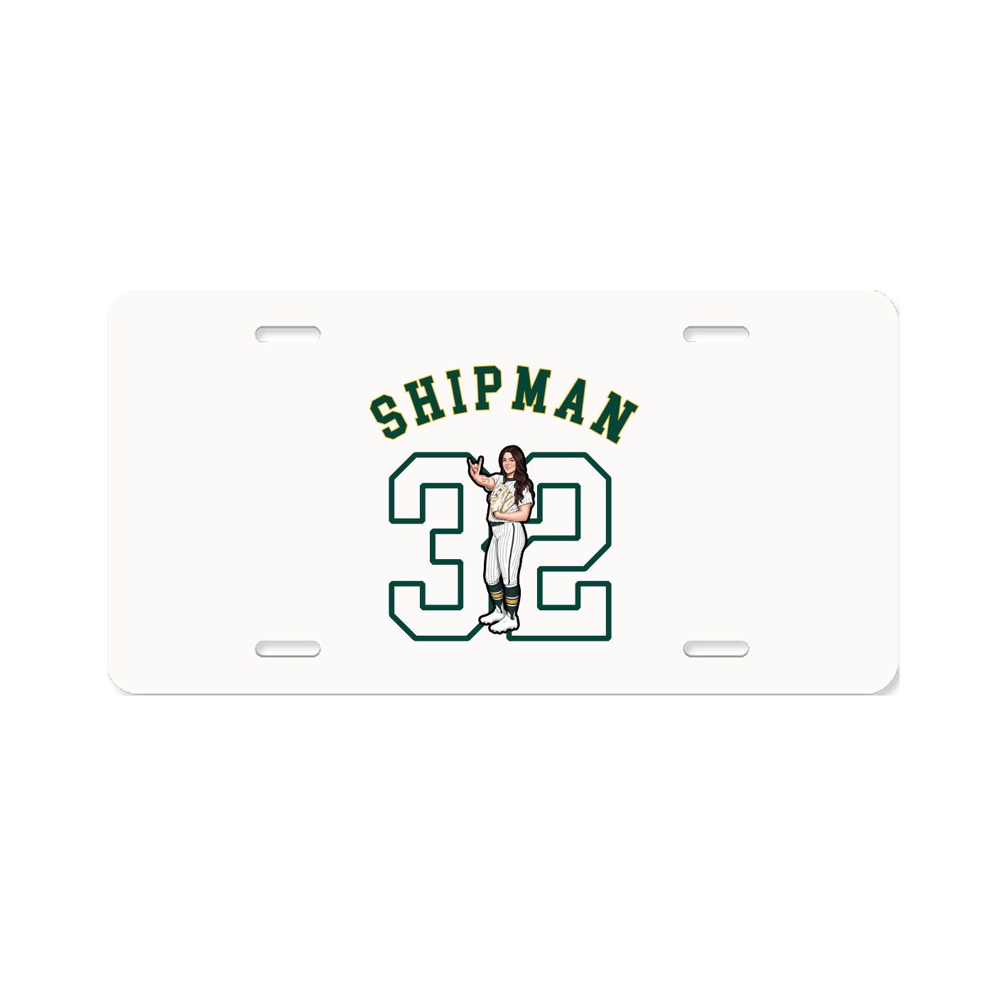 License Plate — Shirsey Arch in Classic