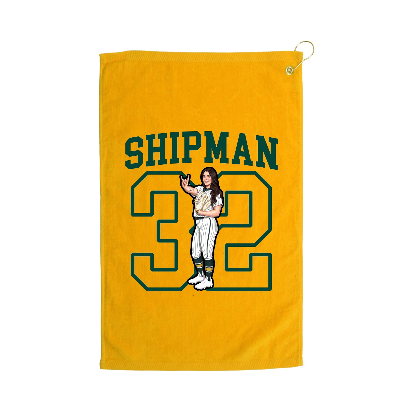 Golf Towel — Shirsey in Gold