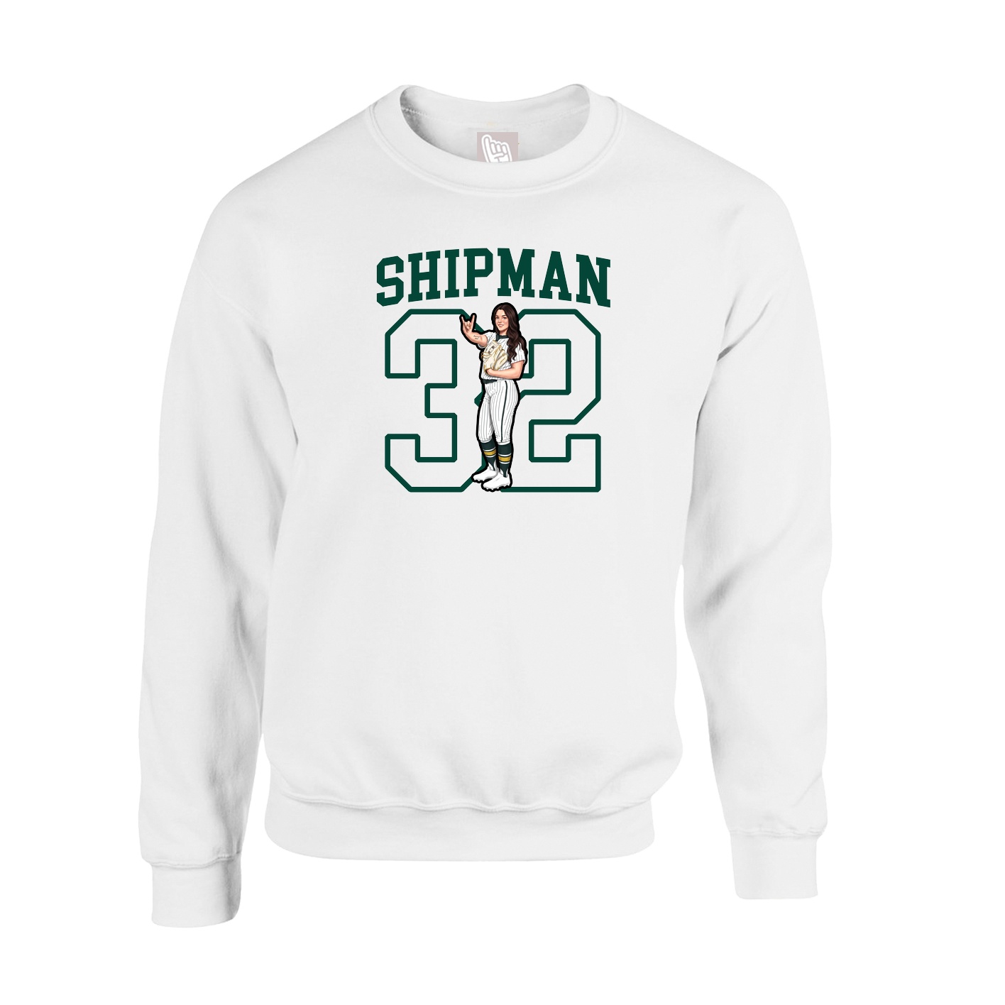 Fleece Crew — Shirsey in White