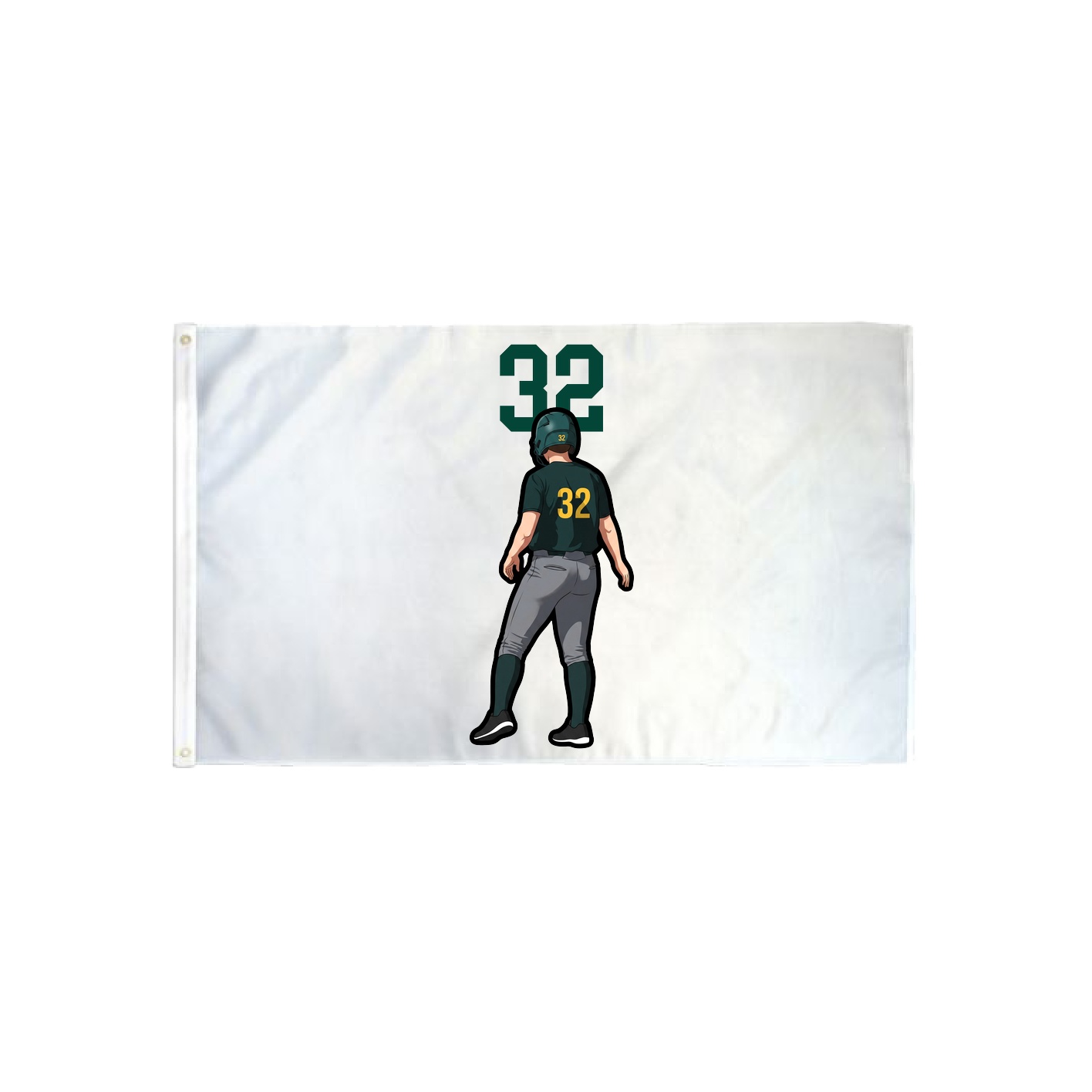 3x5 Flag — Number Top in Classic