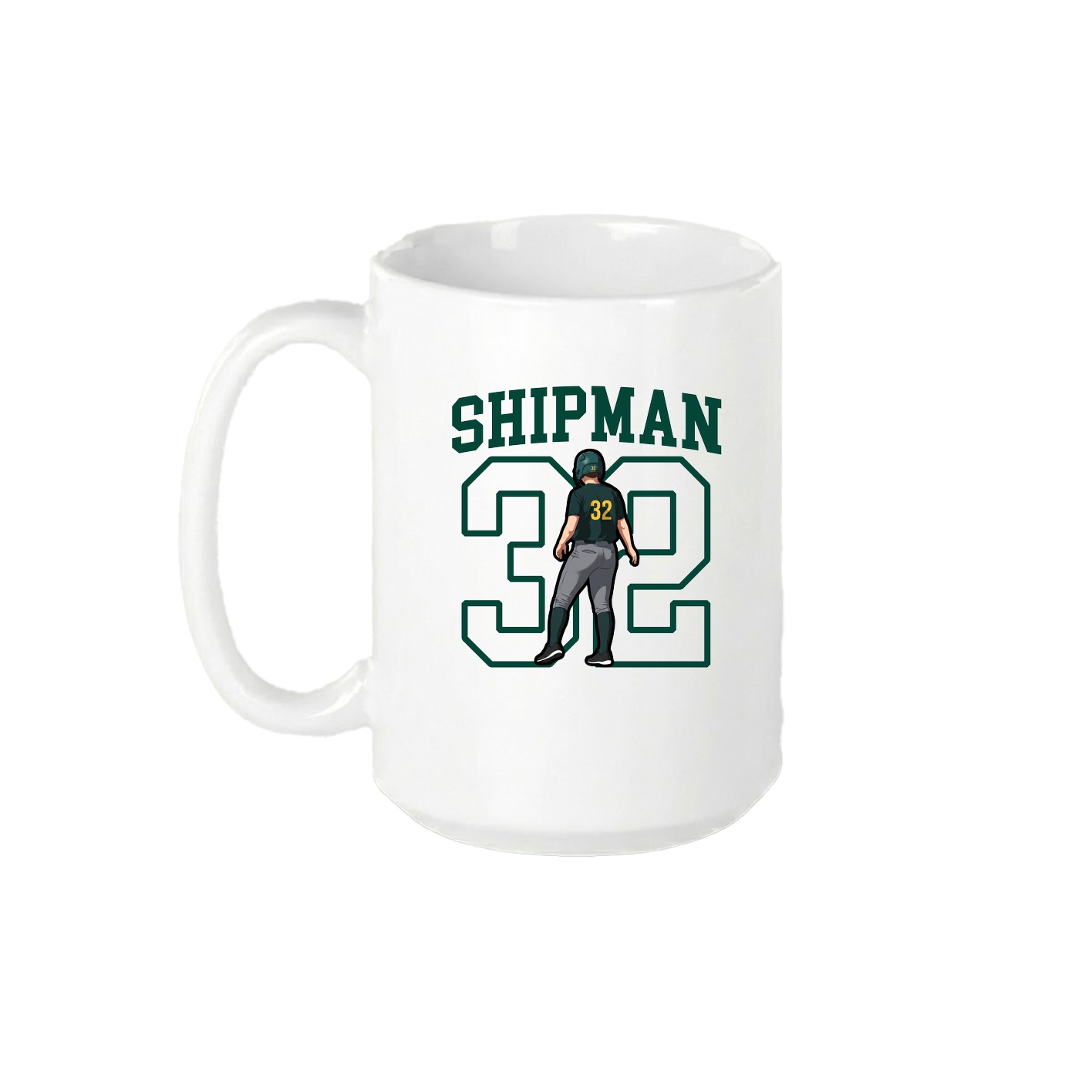 15oz Coffee Mug — Shirsey in White