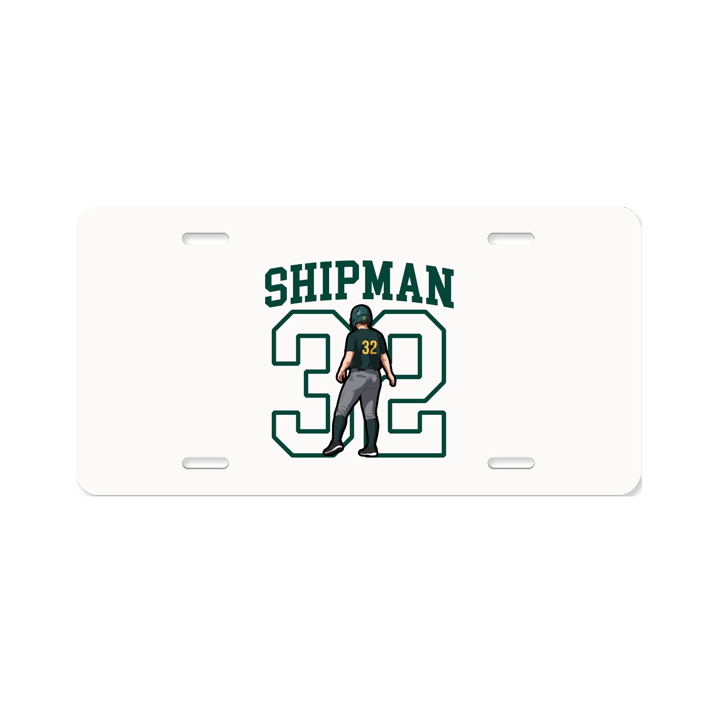 License Plate — Shirsey in Classic