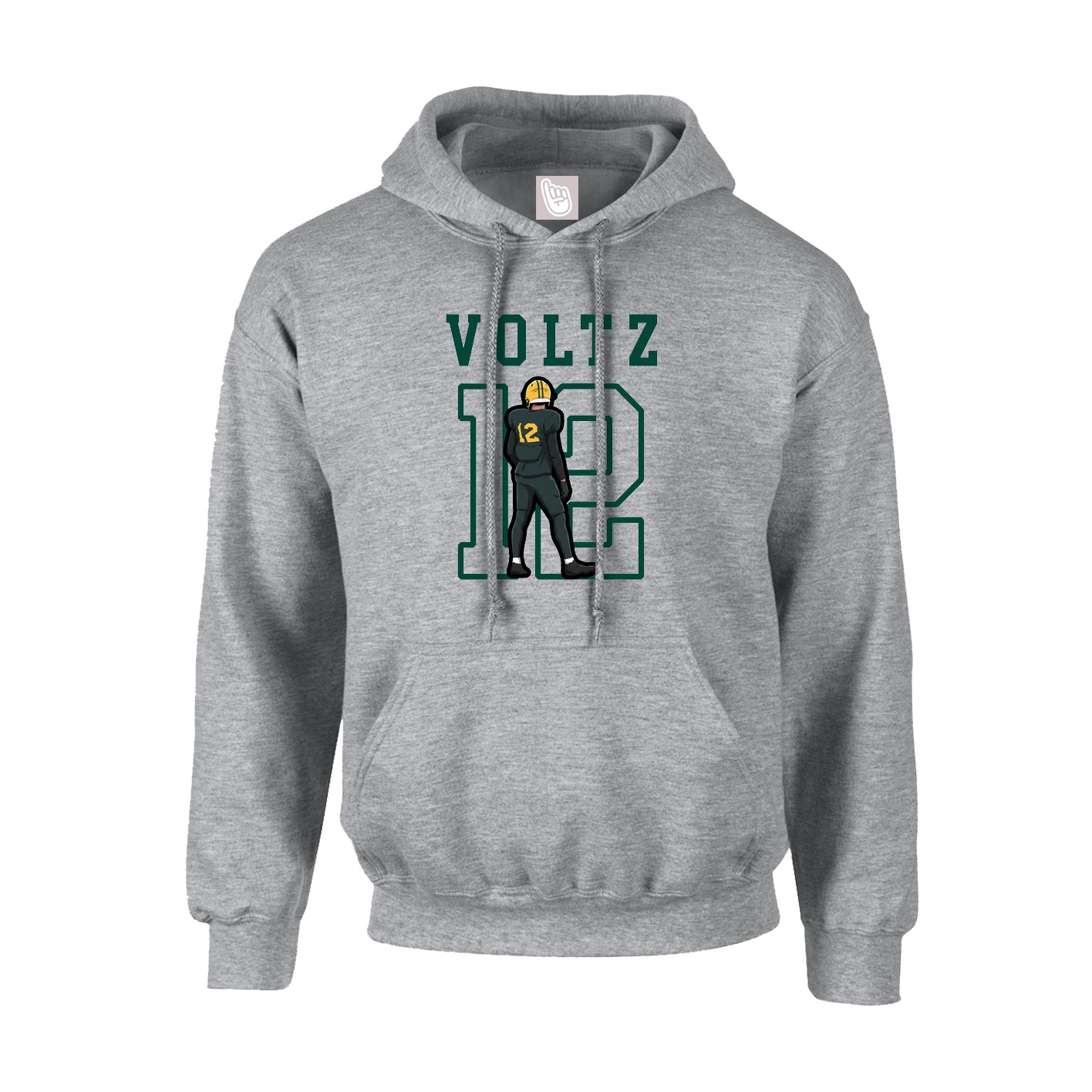 Hoodie — Shirsey in Grey