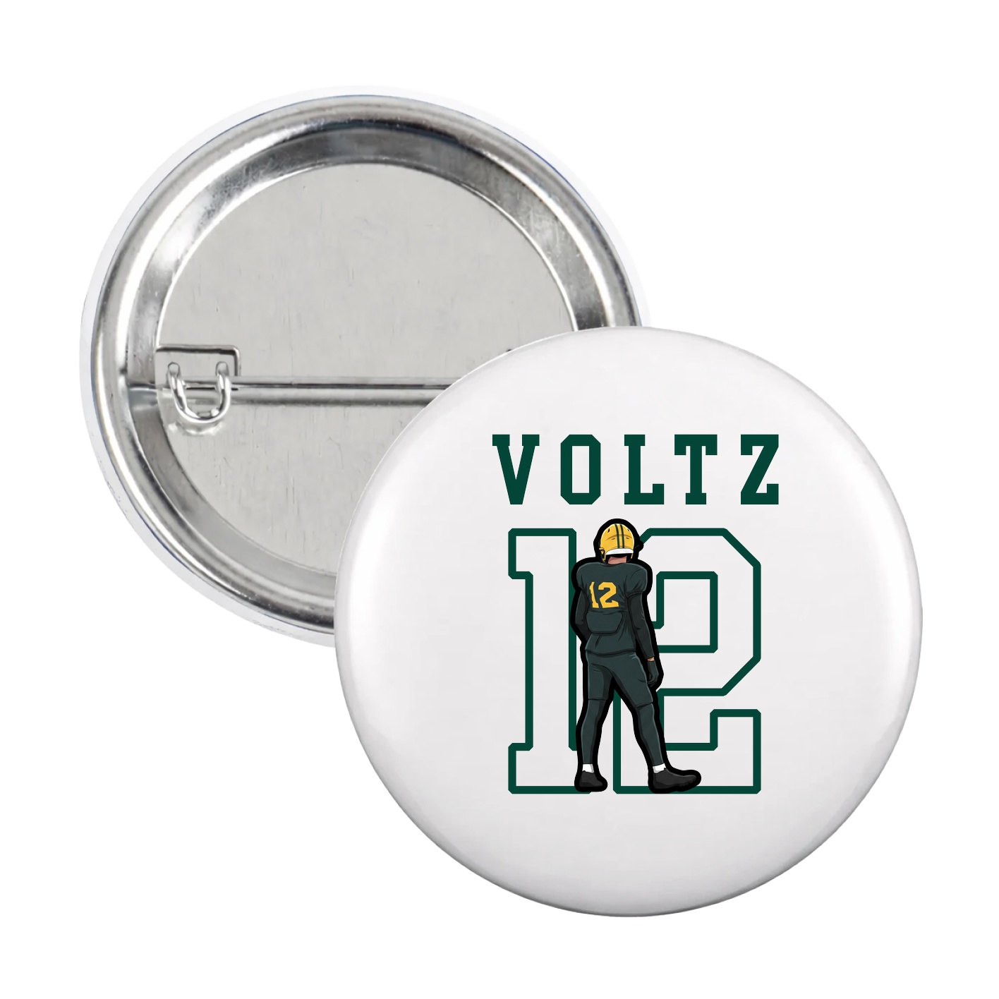 Game Day Button — Shirsey in White