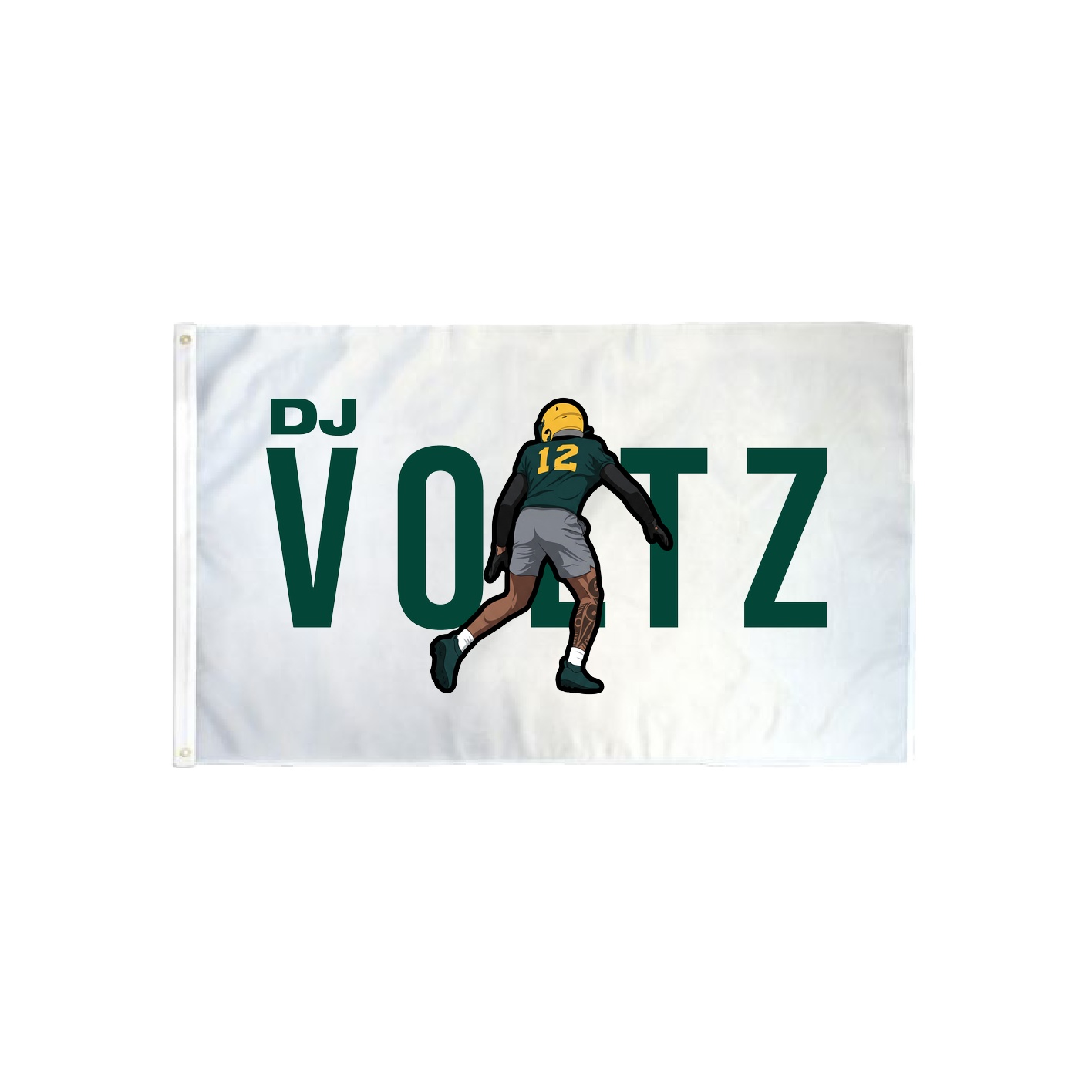 3x5 Flag — Player Name in Classic