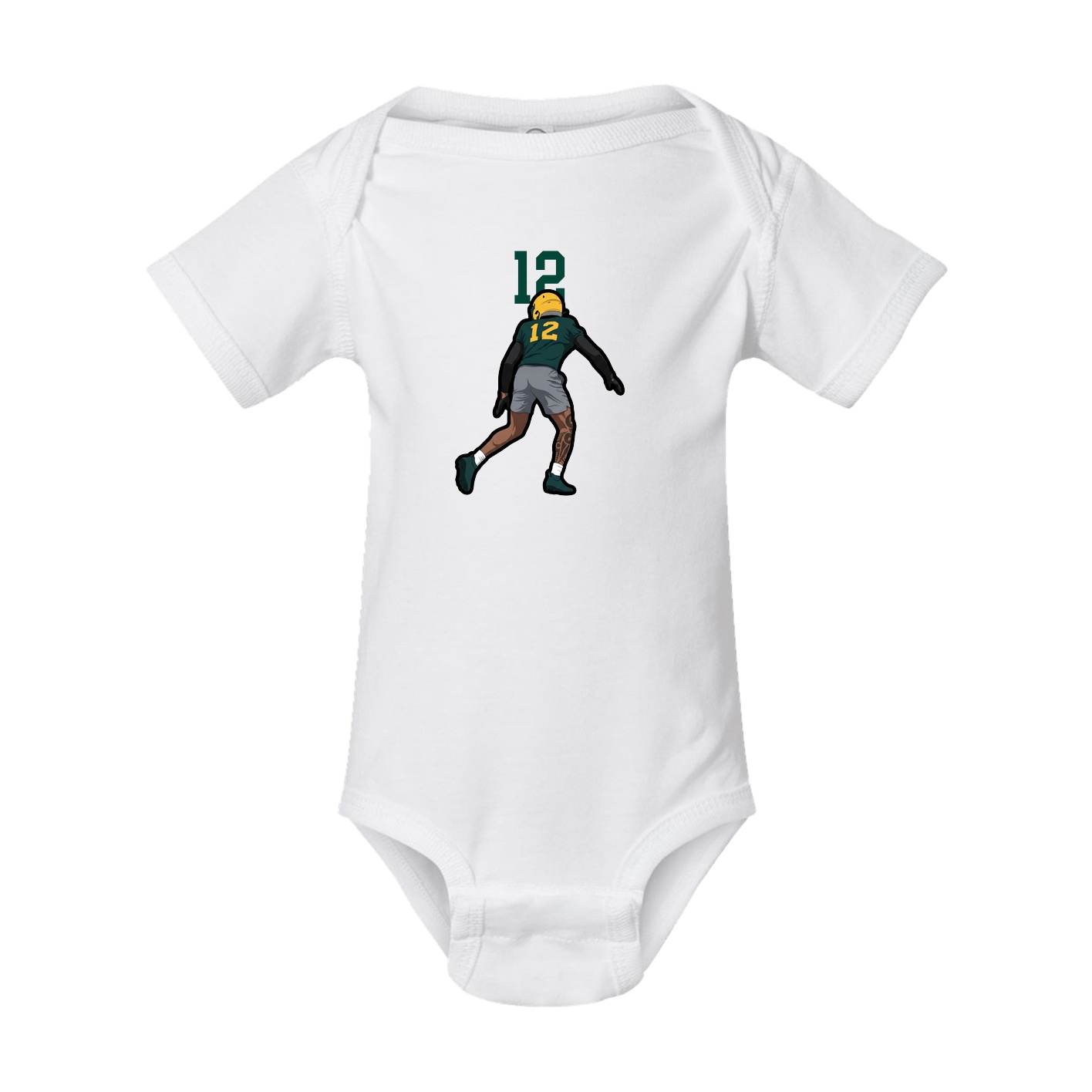 Baby Onesie — Number Top in White