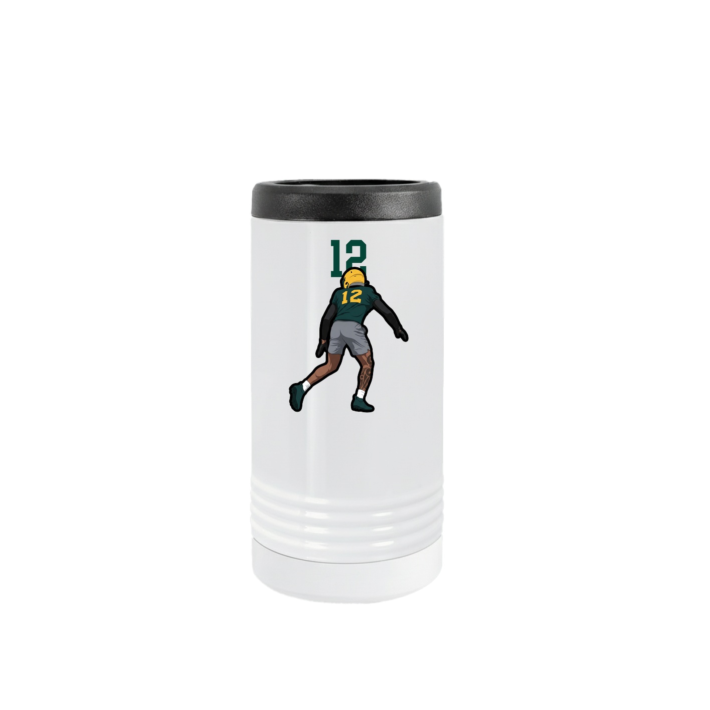 Slim Beverage Holder — Number Top in White