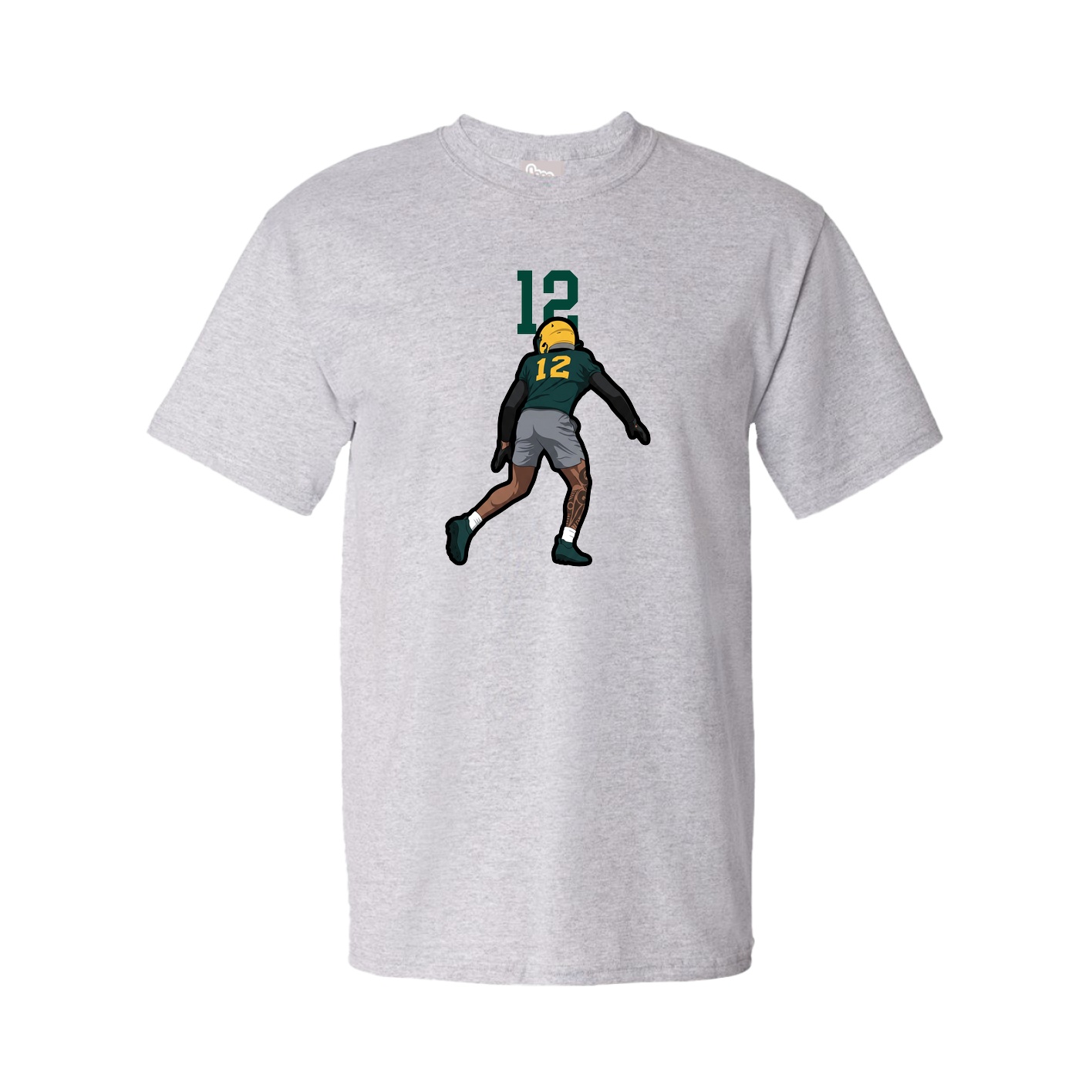 Youth Tee — Number Top in Grey