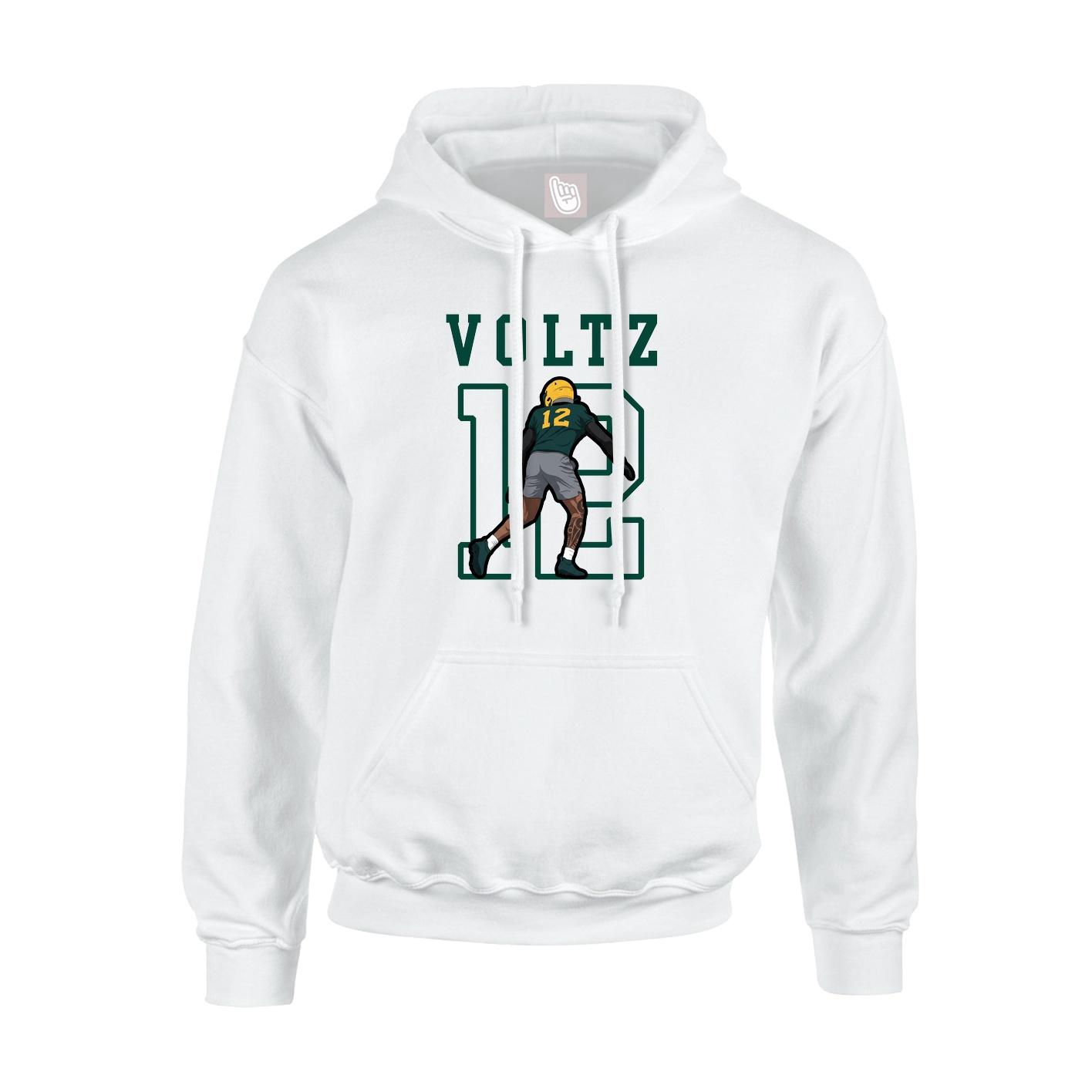 Hoodie — Shirsey in White