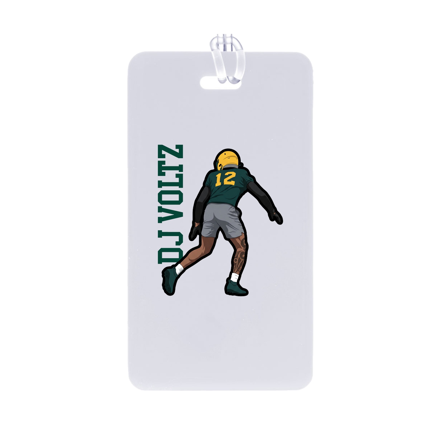 Bag Tag — Name Vertical in Classic