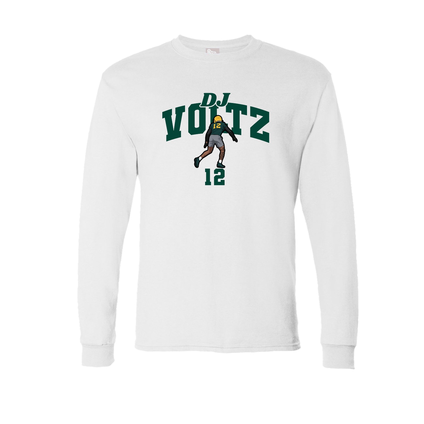 Long Sleeve Tee — Signature Arch in White