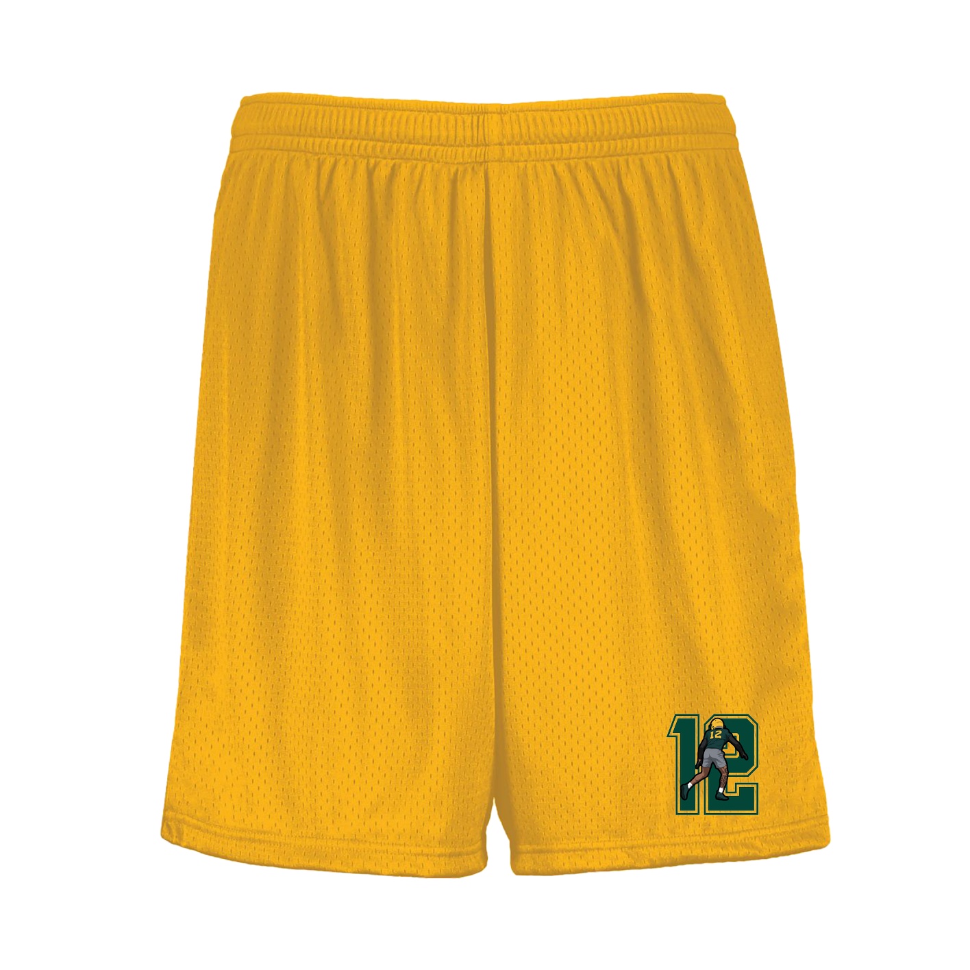 Shorts — Number in Gold