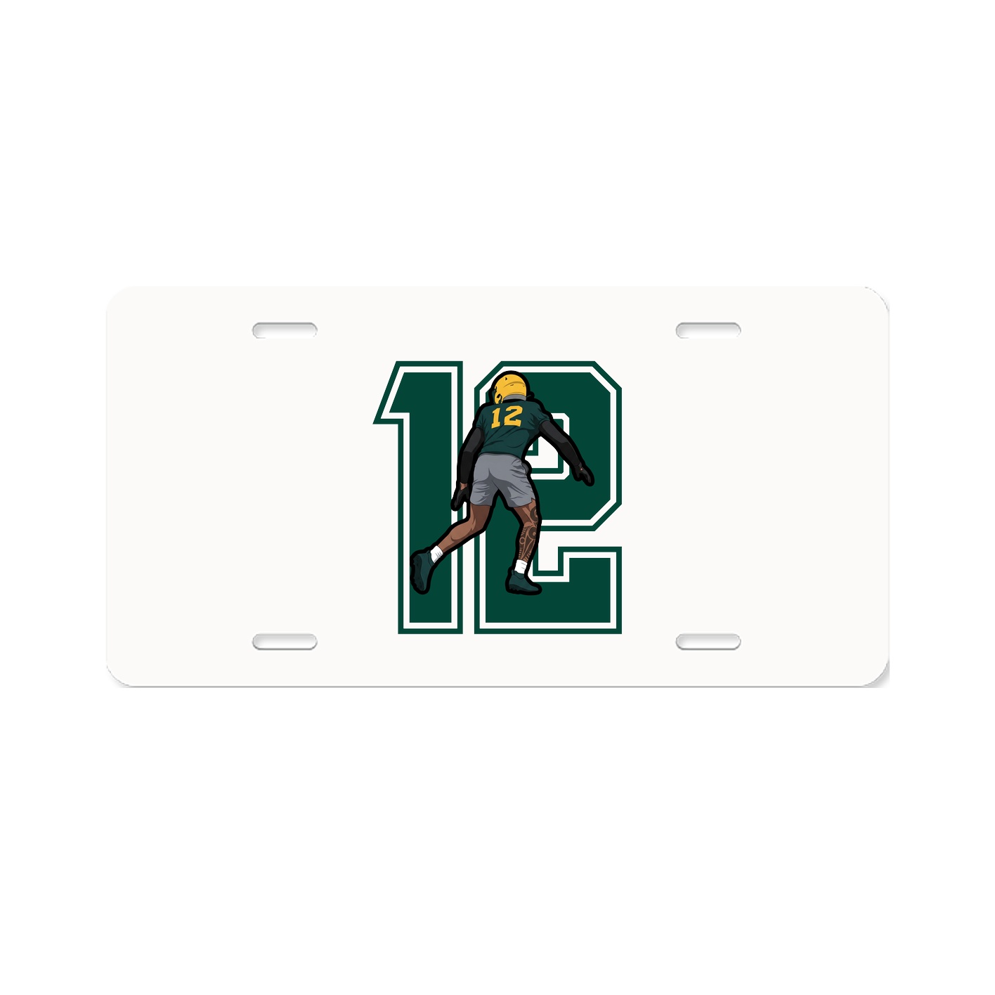 License Plate — Number in Classic