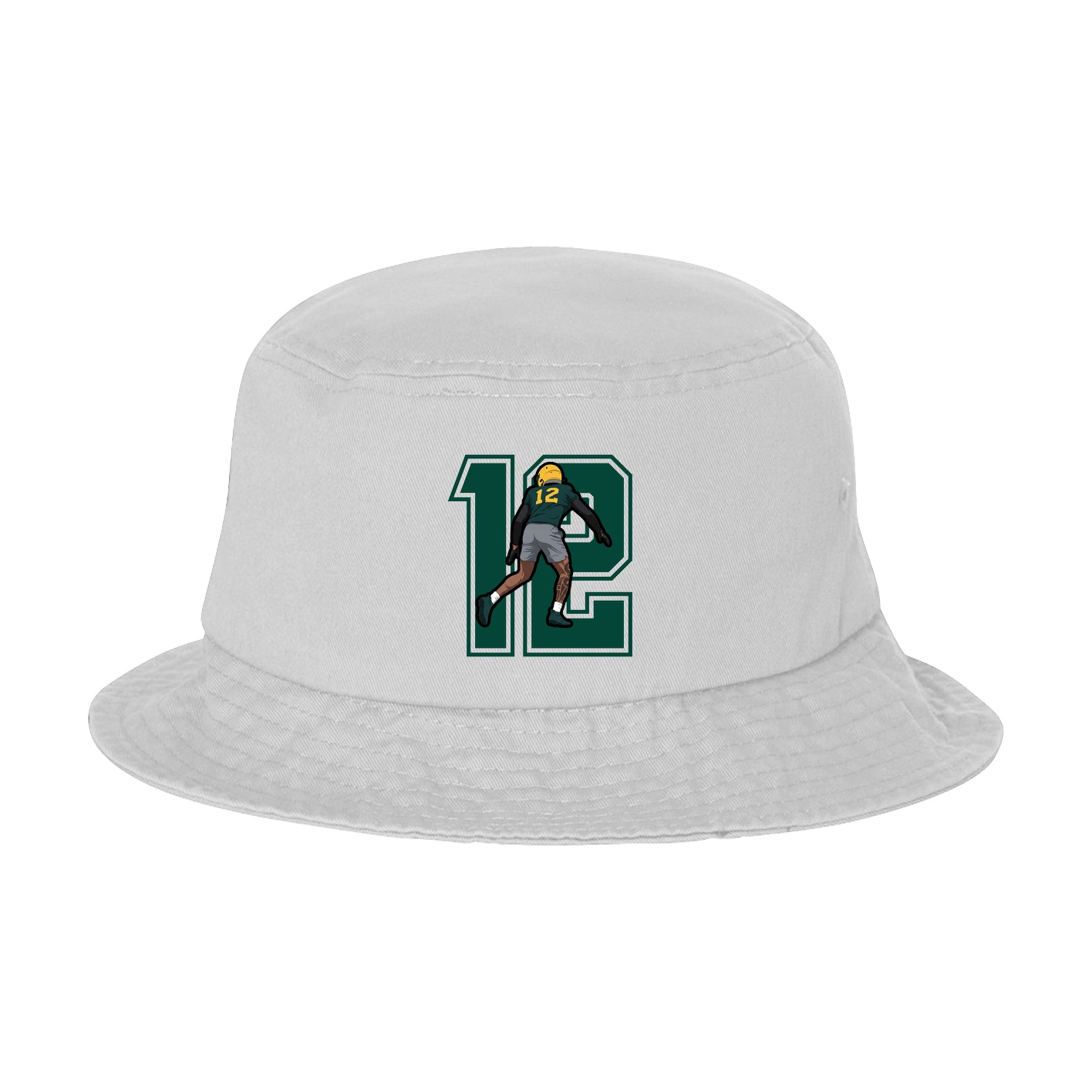 Bucket Cap — Number in White