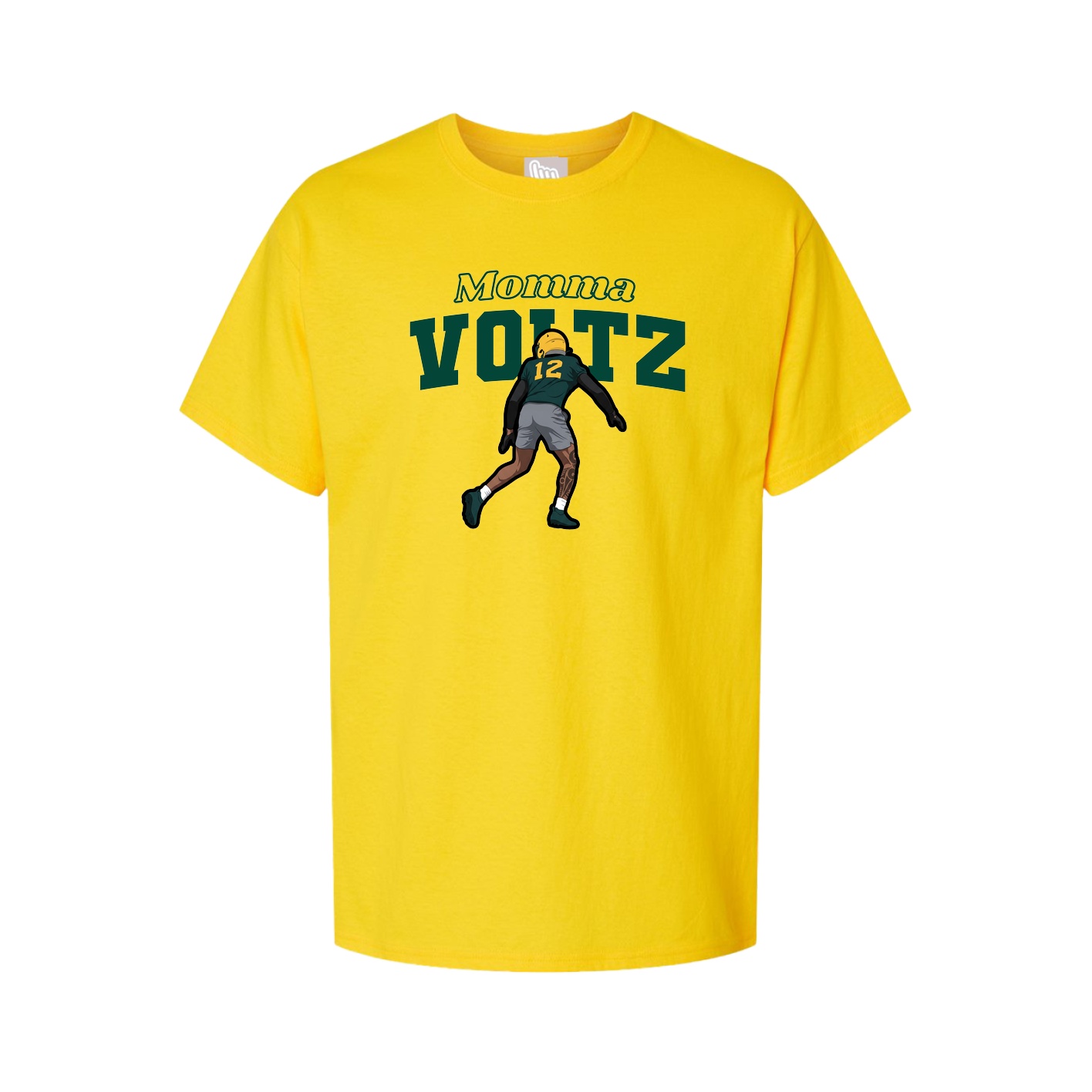 Youth Tee — Mothers Day Block in Gold