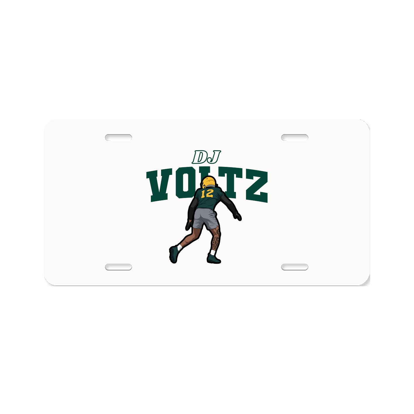 License Plate — Name Arch in Classic
