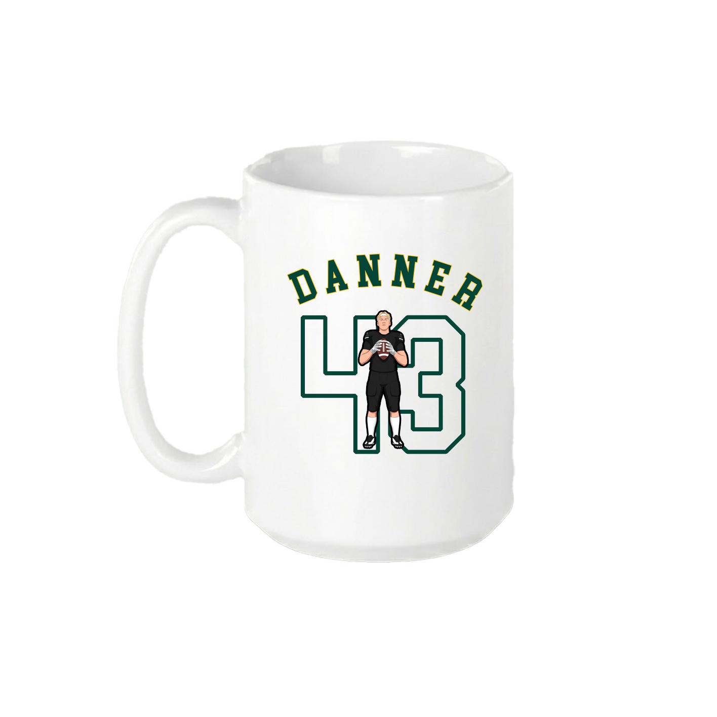 15oz Coffee Mug — Shirsey Arch in White
