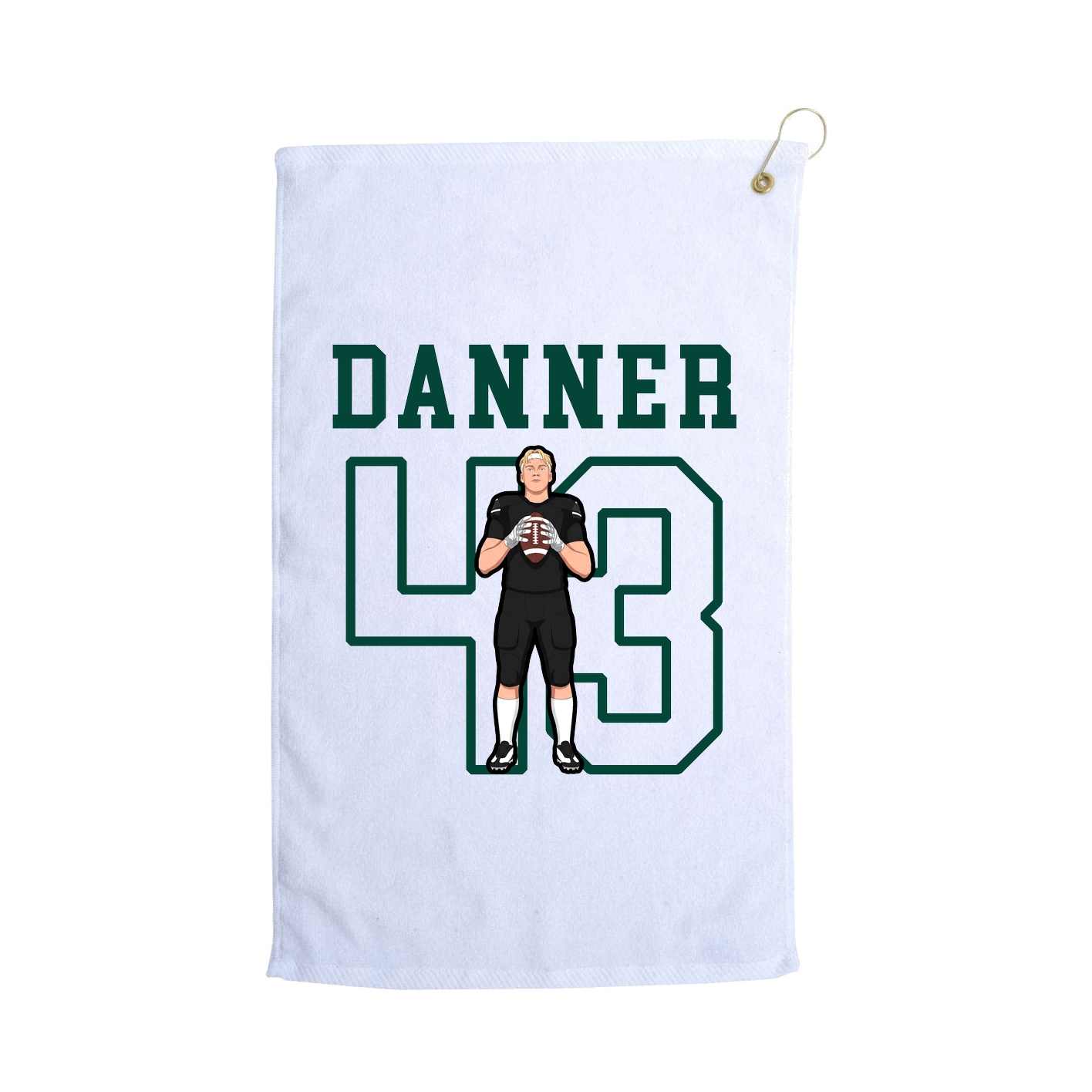 Golf Towel — Shirsey in White