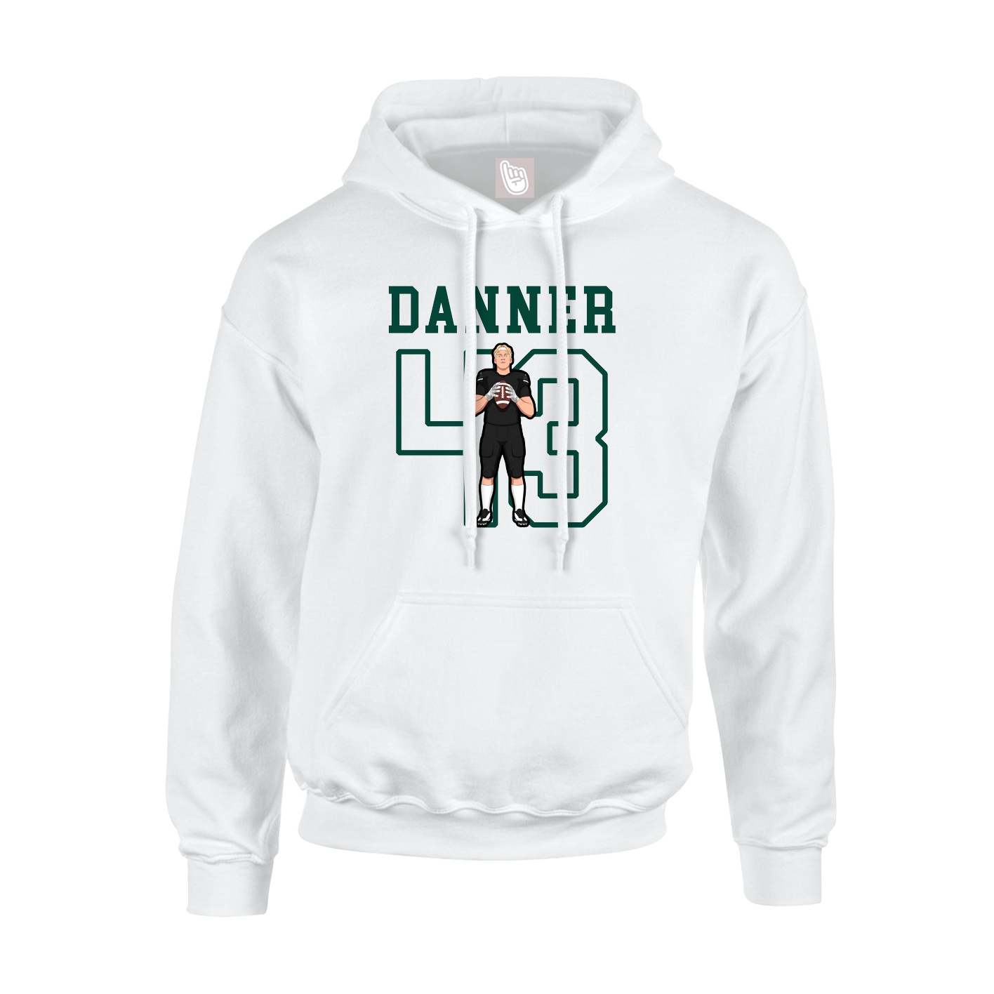 Hoodie — Shirsey in White