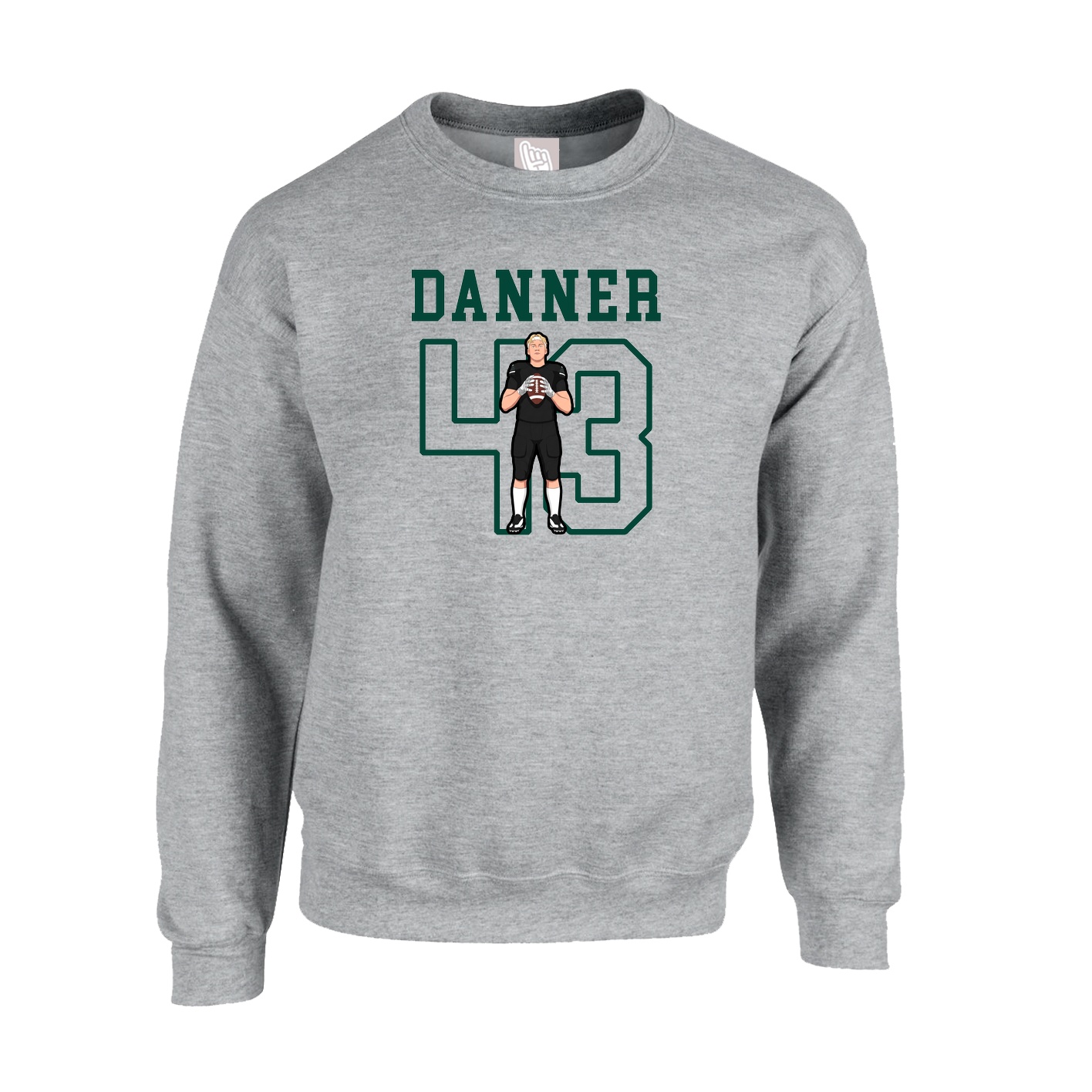 Fleece Crew — Shirsey in Grey