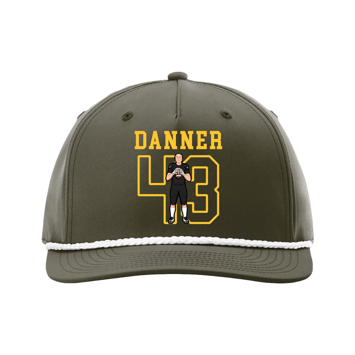 Five-Panel Classic Rope Cap — Shirsey in Green