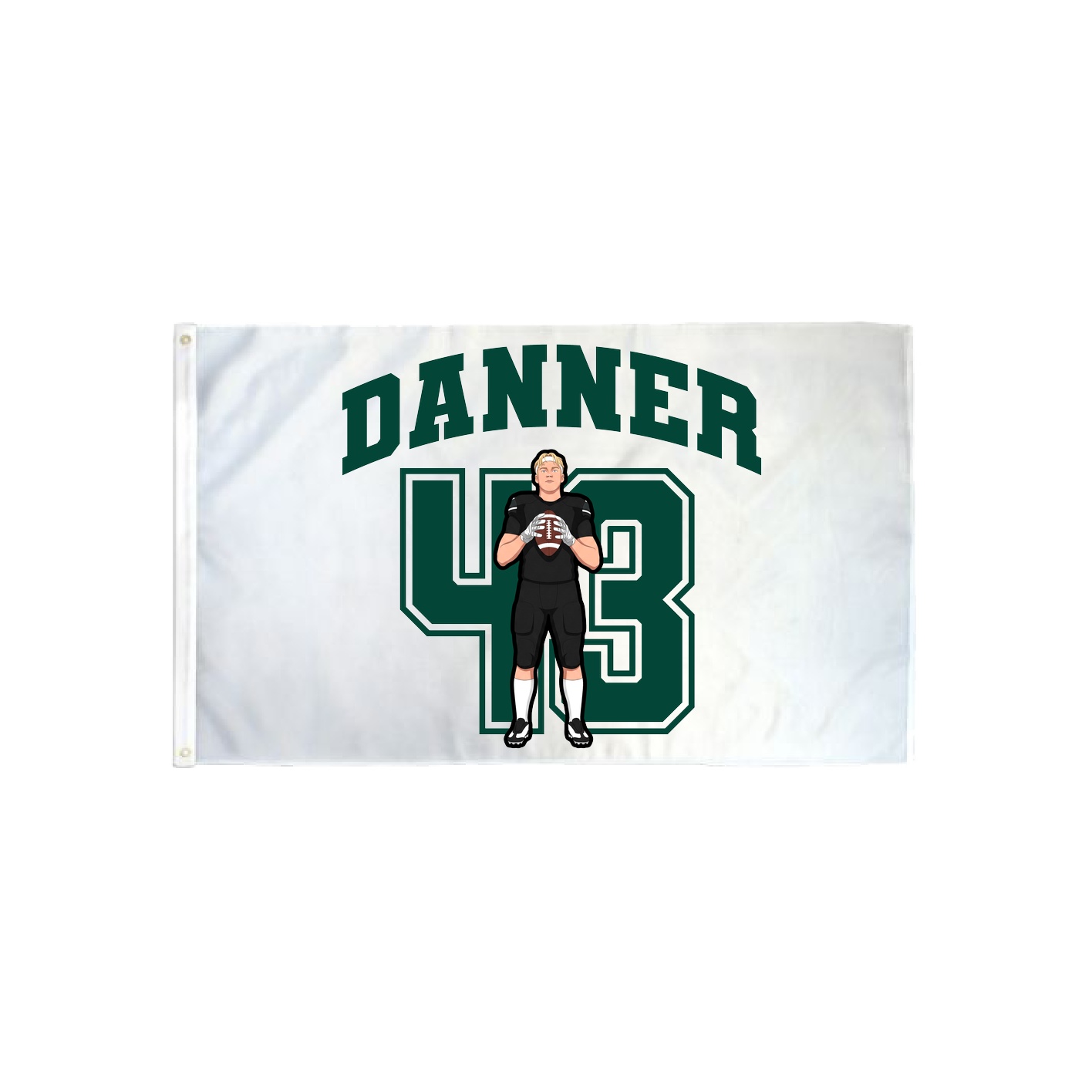 3x5 Flag — Number in Classic