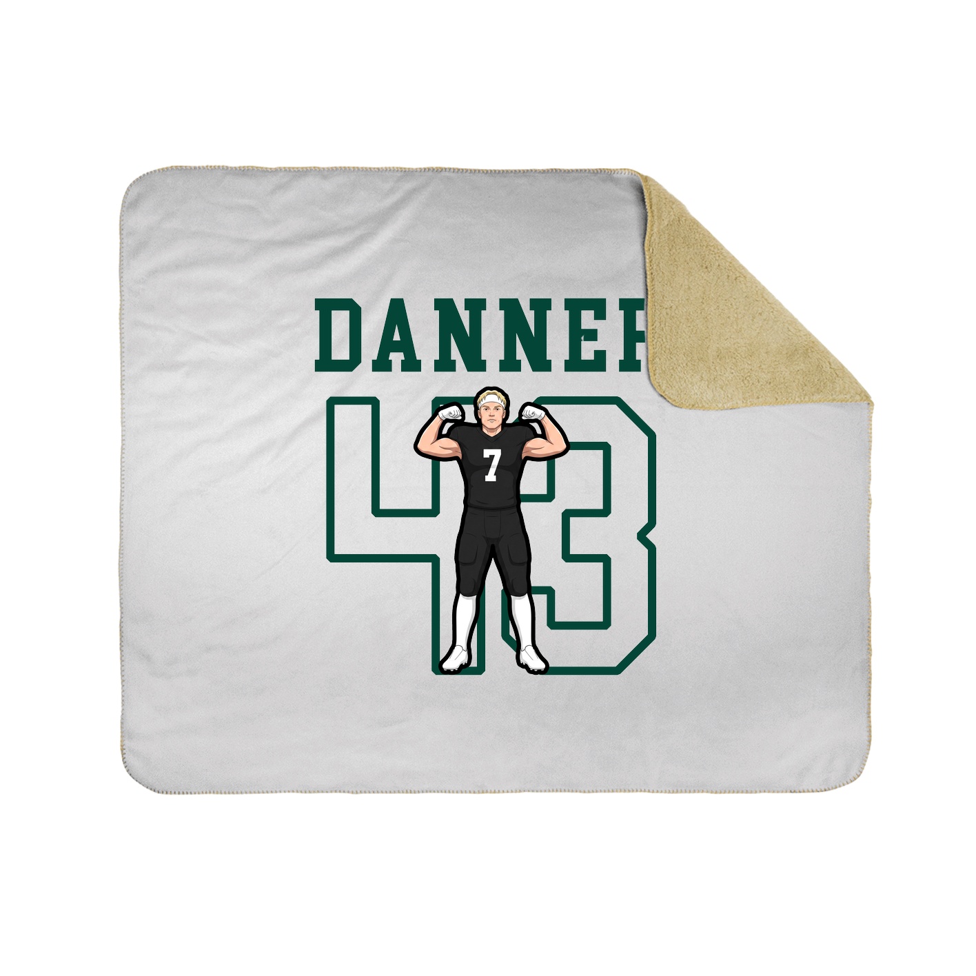 Throw Blanket — Shirsey in White