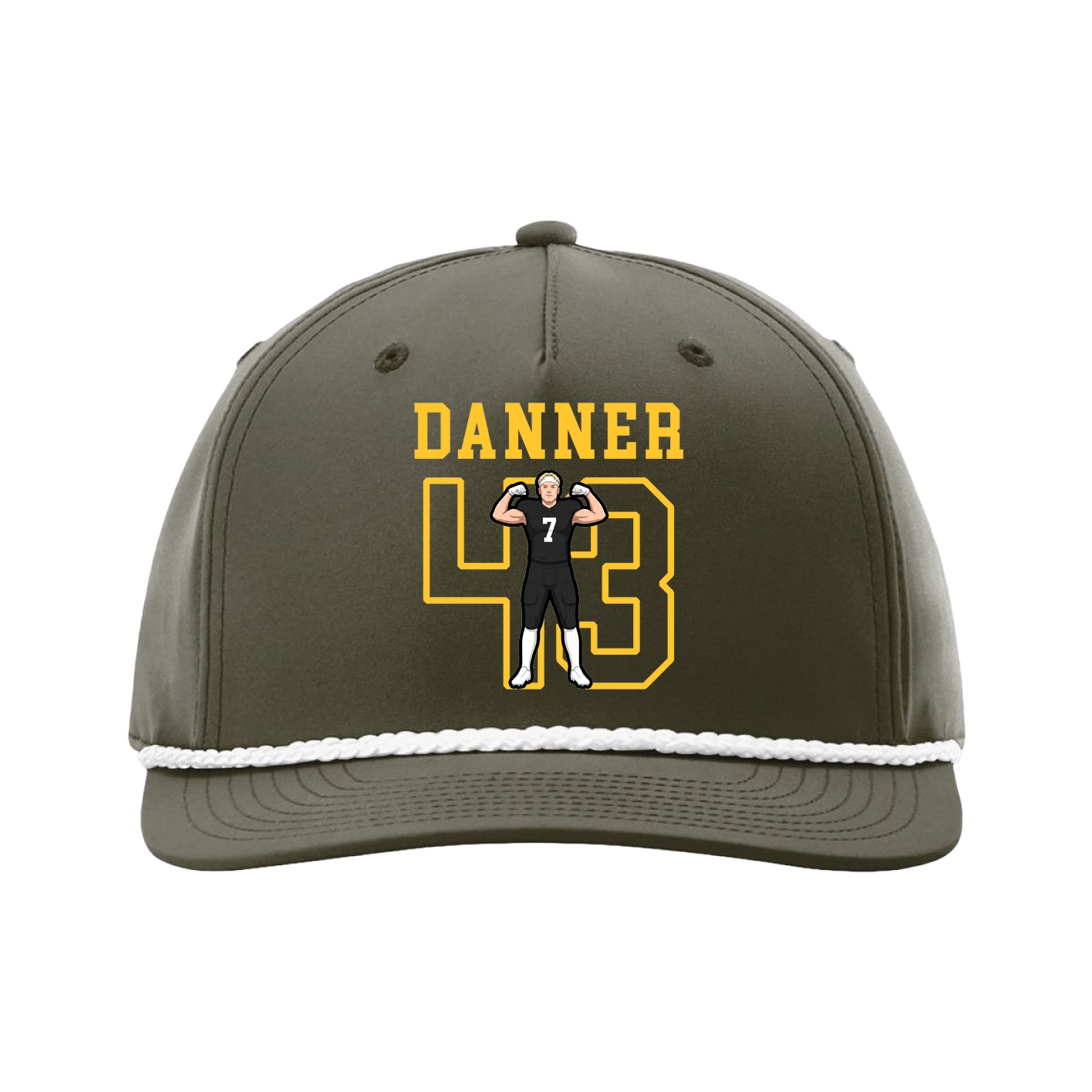 Five-Panel Classic Rope Cap — Shirsey in Green