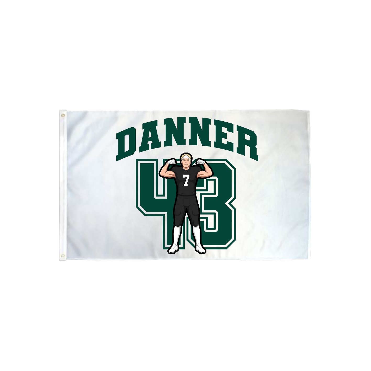 3x5 Flag — Number in Classic