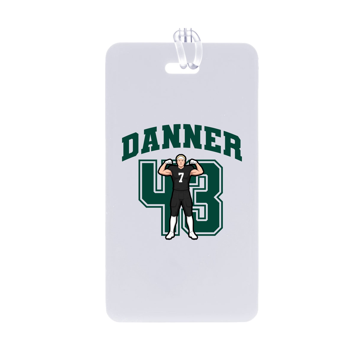 Bag Tag — Number in Classic