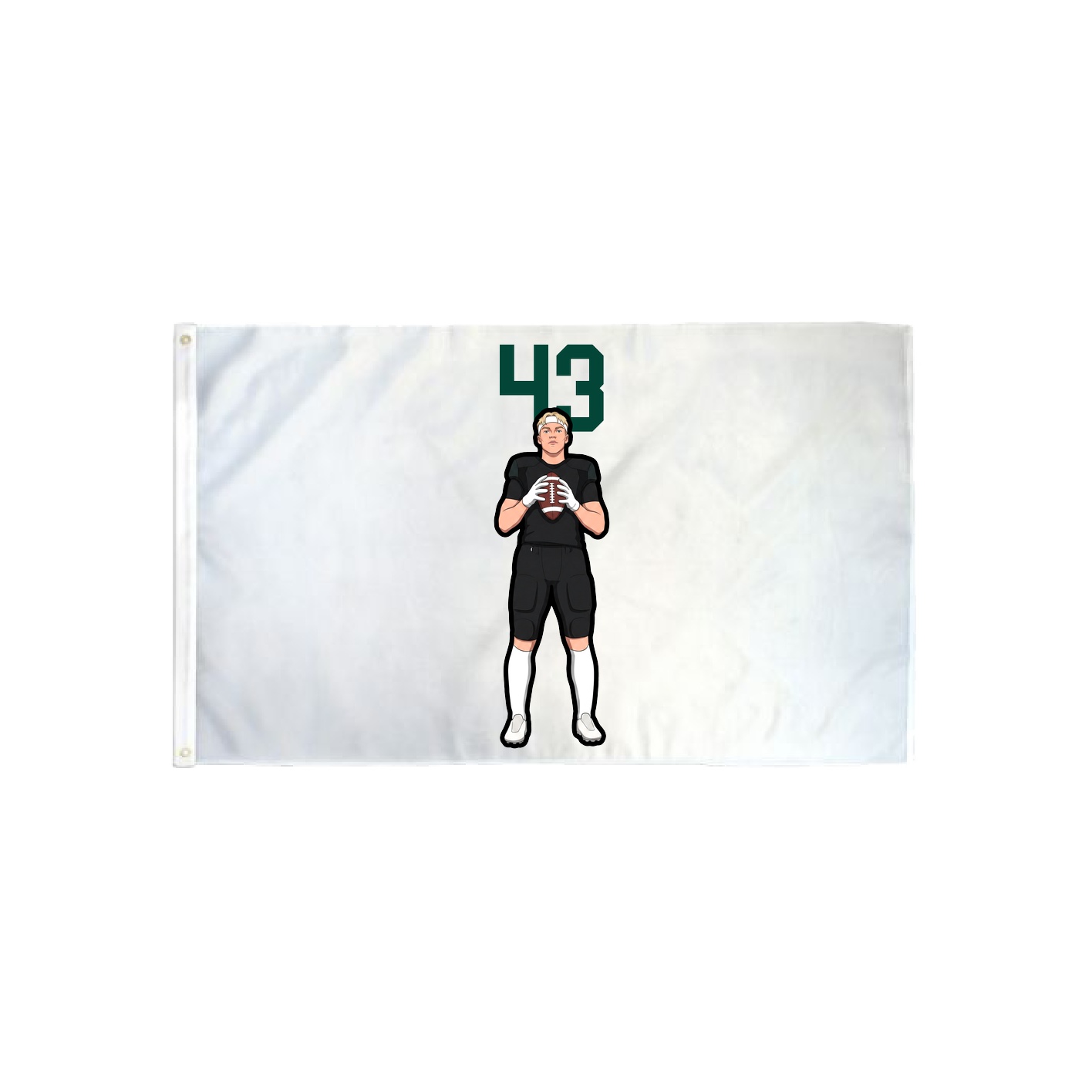 3x5 Flag — Number Top in Classic