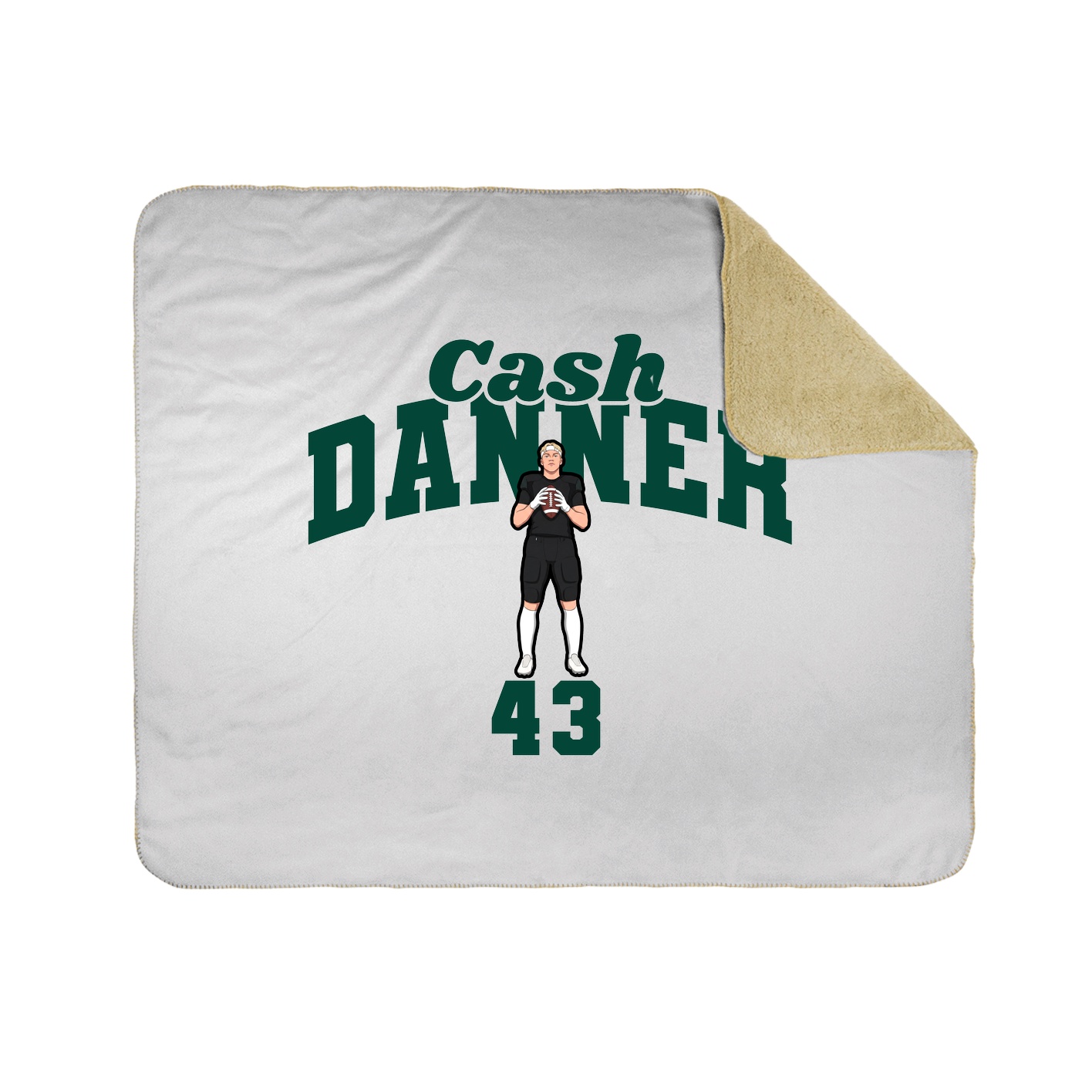 Throw Blanket — Signature Arch in White