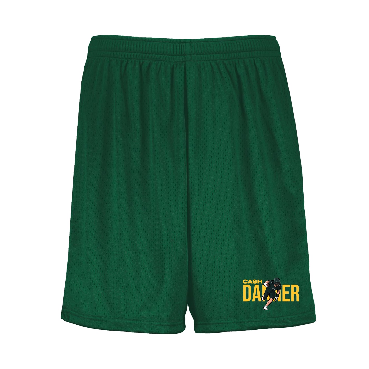 Shorts — Player Name in Green