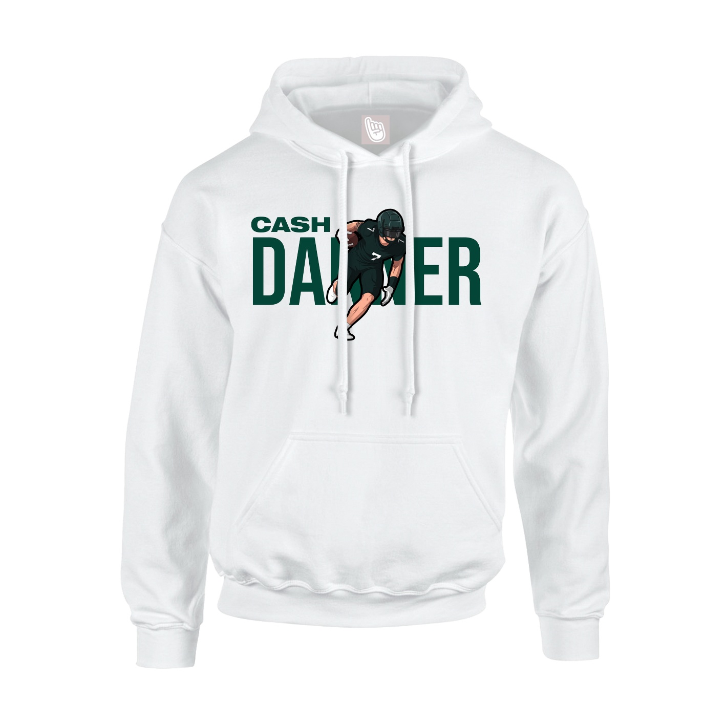 Hoodie — Player Name in White