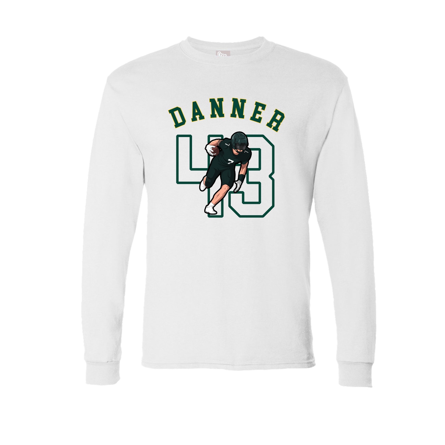 Long Sleeve Tee — Shirsey Arch in White