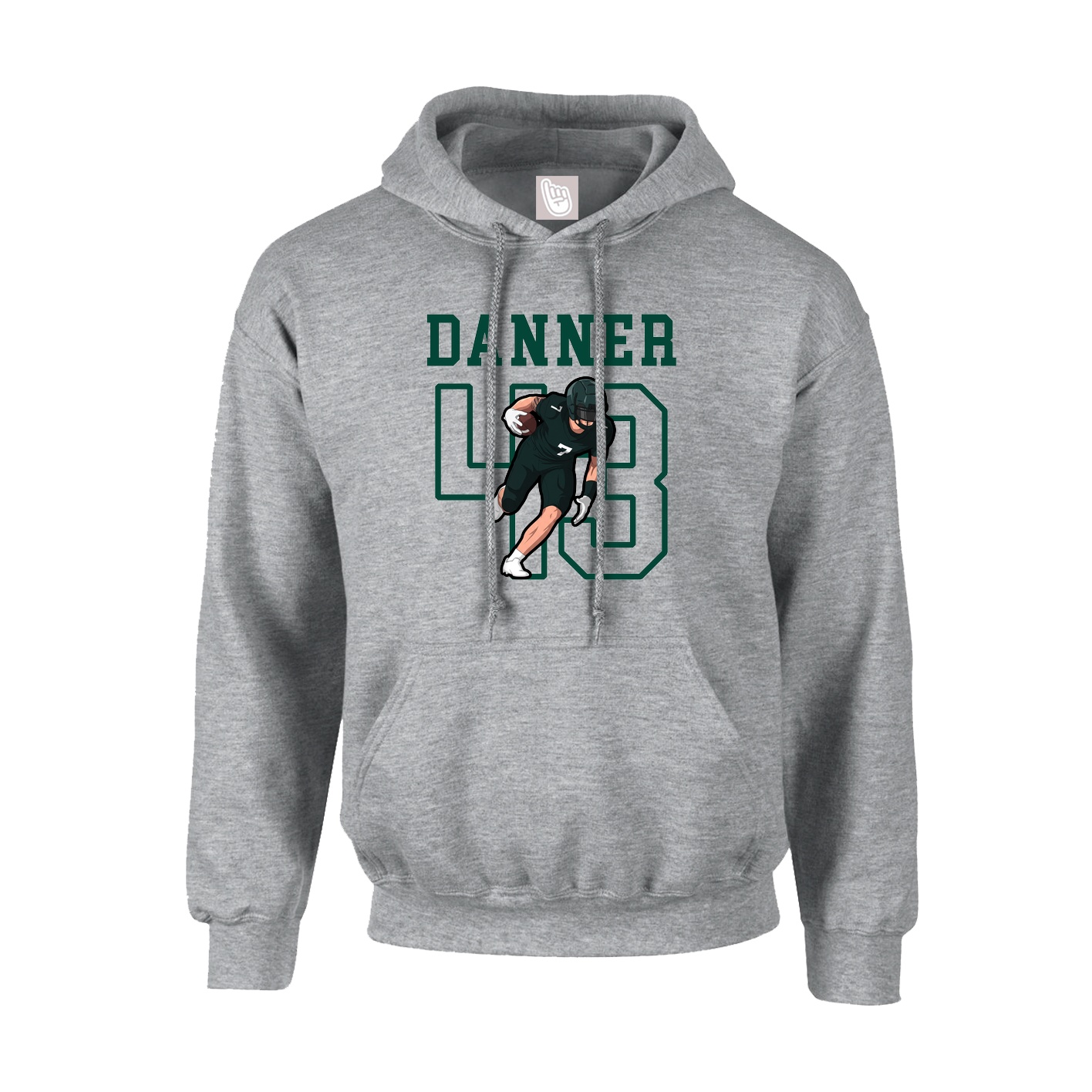 Hoodie — Shirsey in Grey