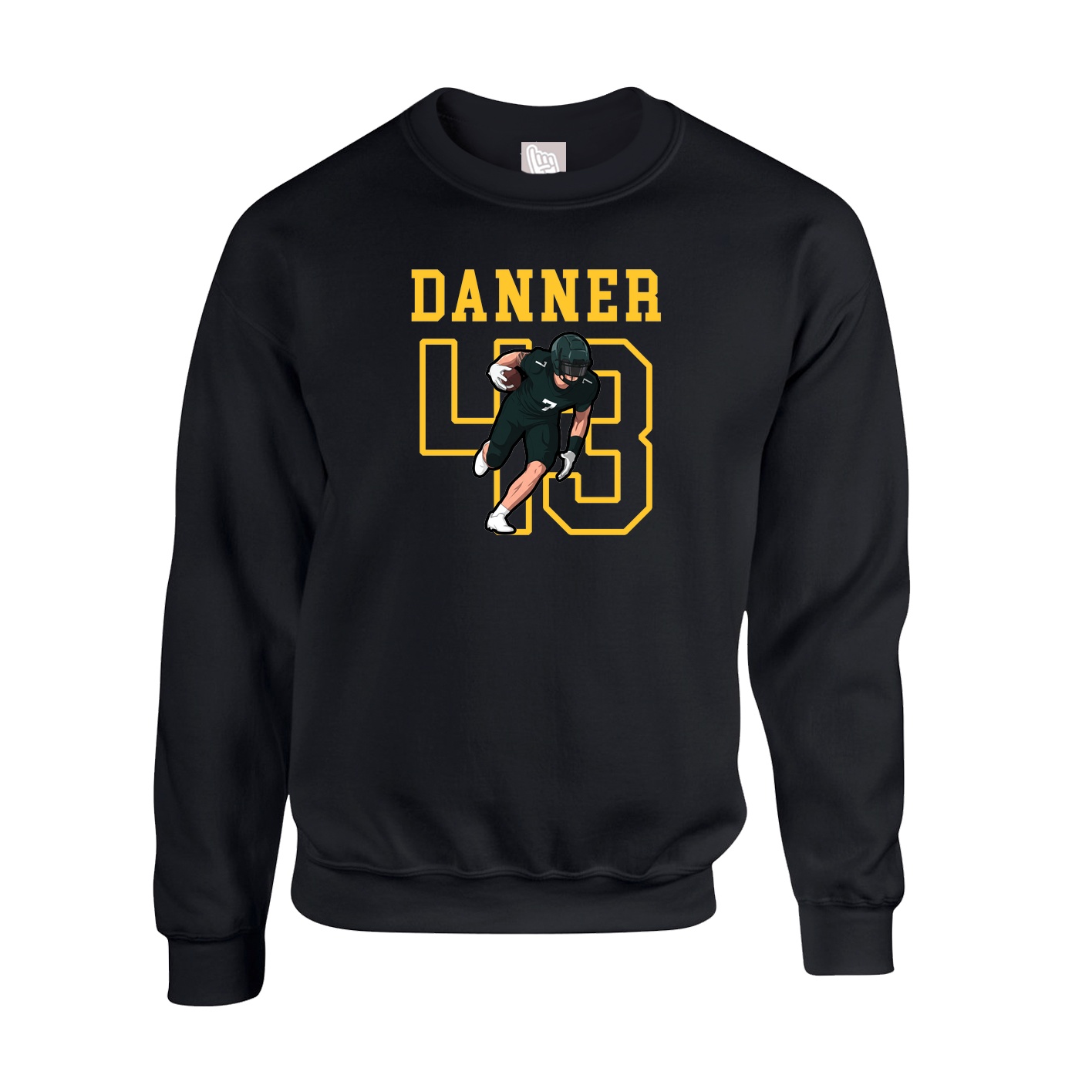 Fleece Crew — Shirsey in Black