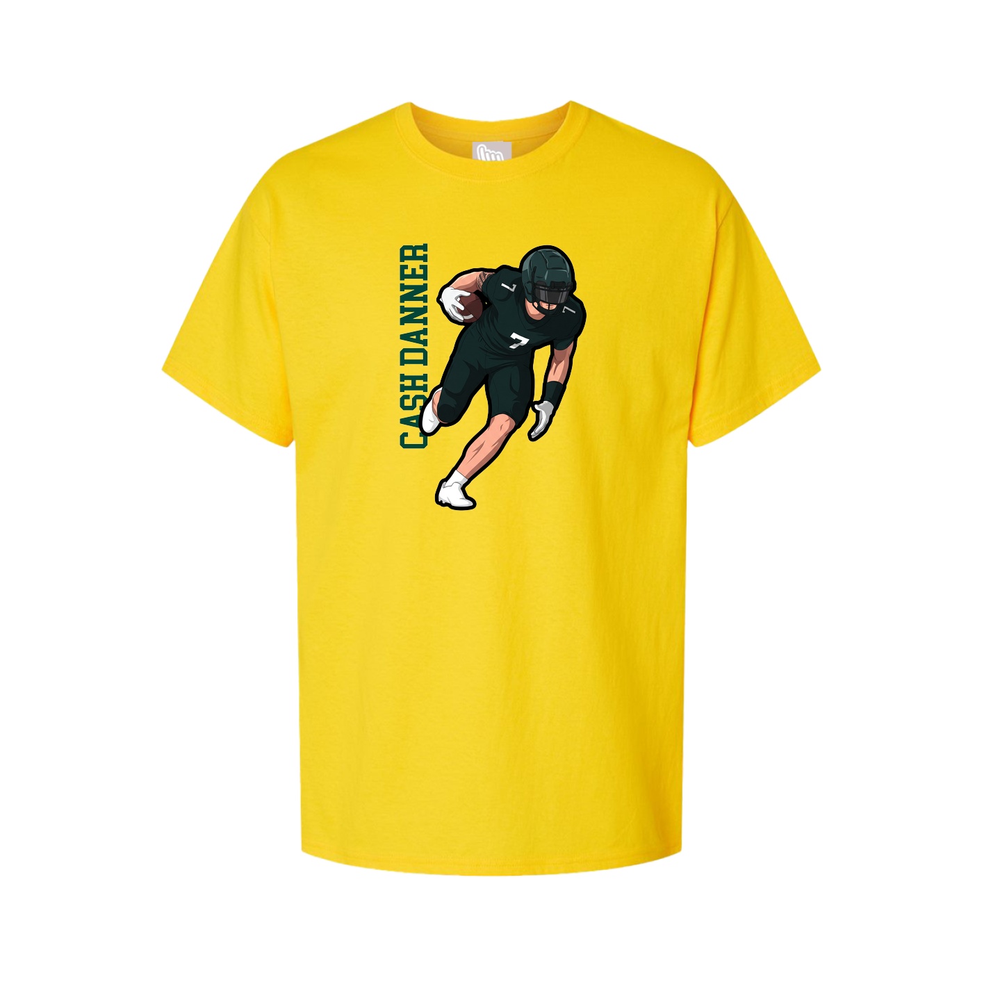 Tee — Name Vertical in Gold
