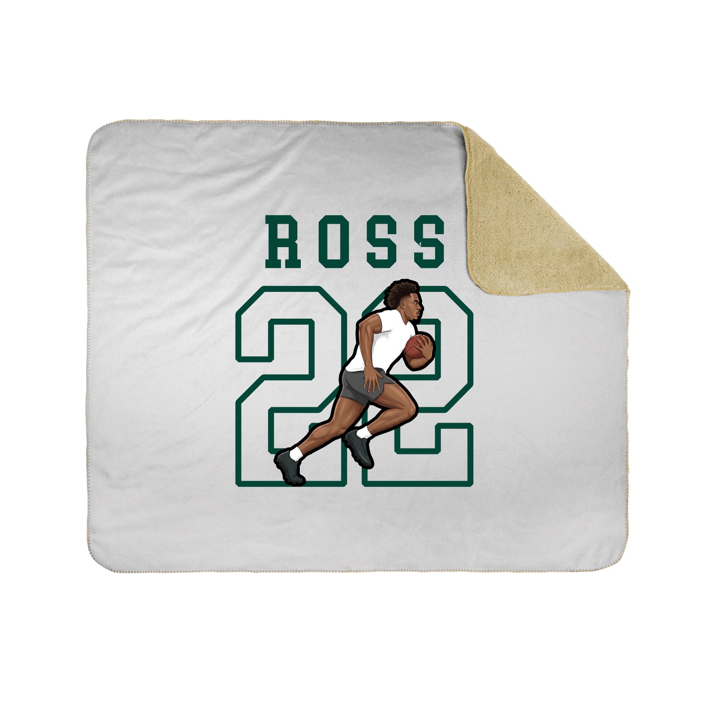 Throw Blanket — Shirsey in White