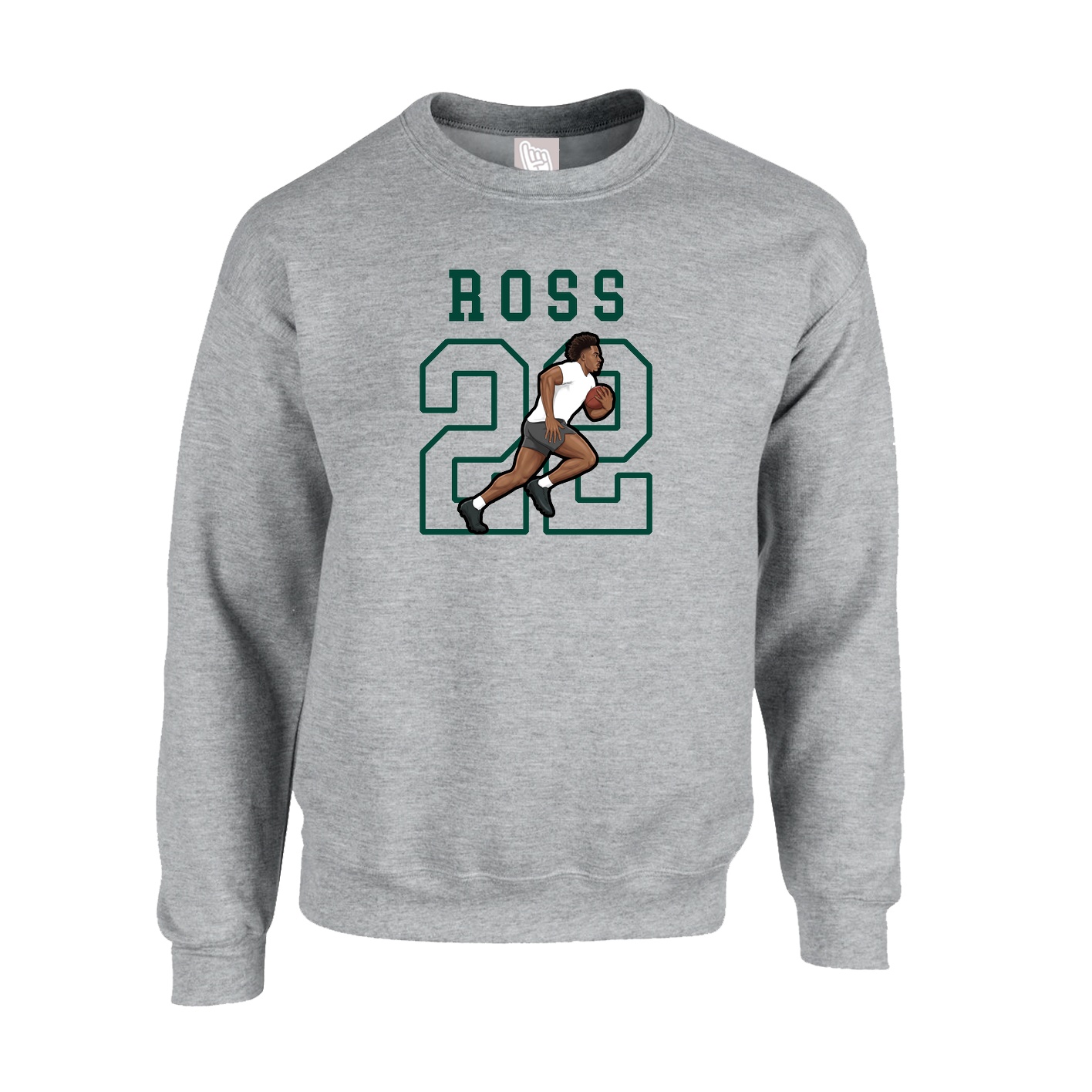Fleece Crew — Shirsey in Grey