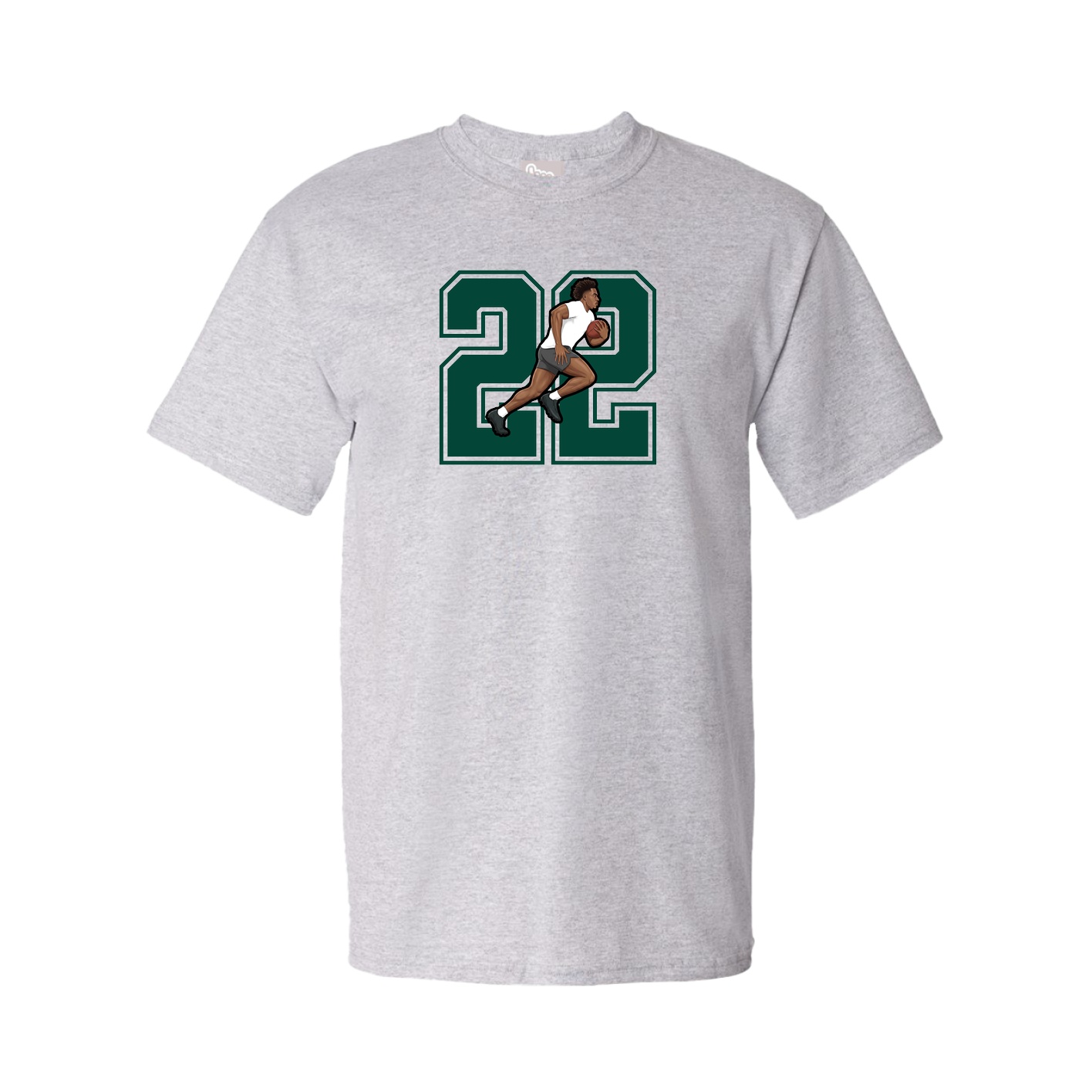 Youth Tee — Number in Grey