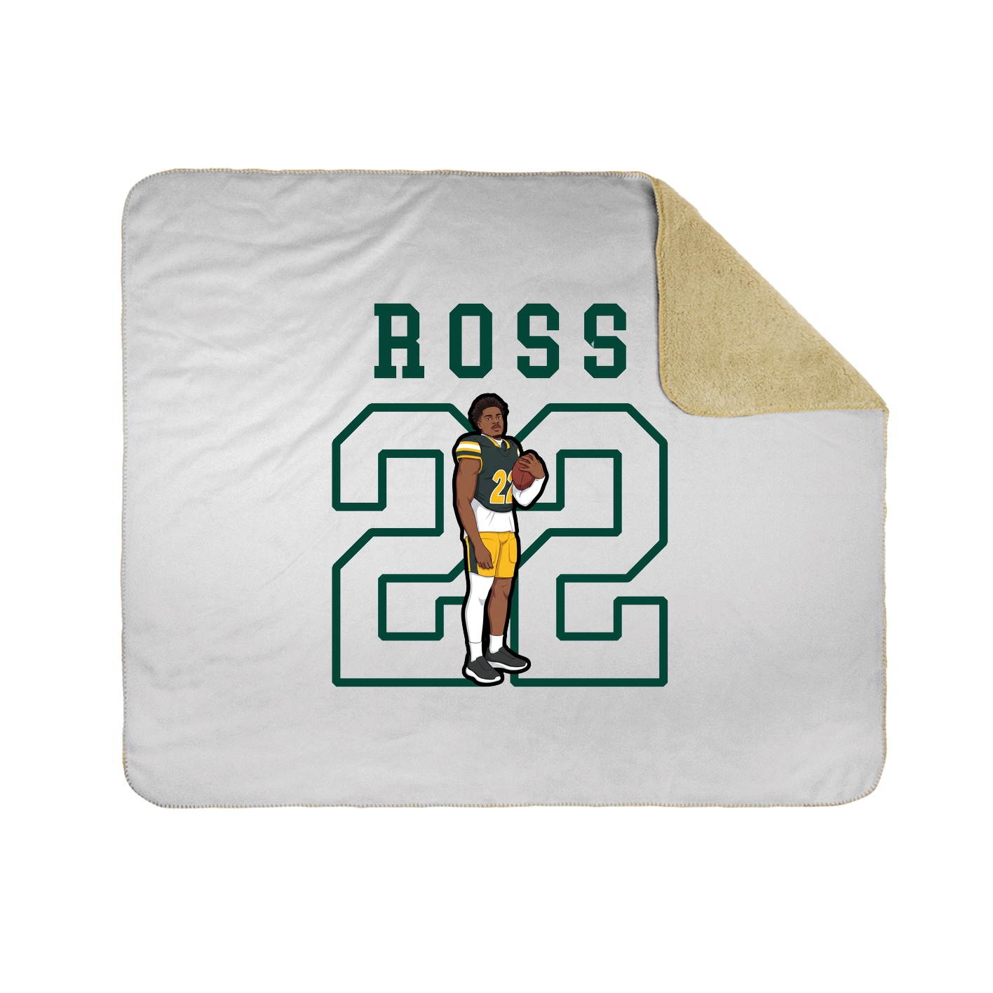 Throw Blanket — Shirsey in White