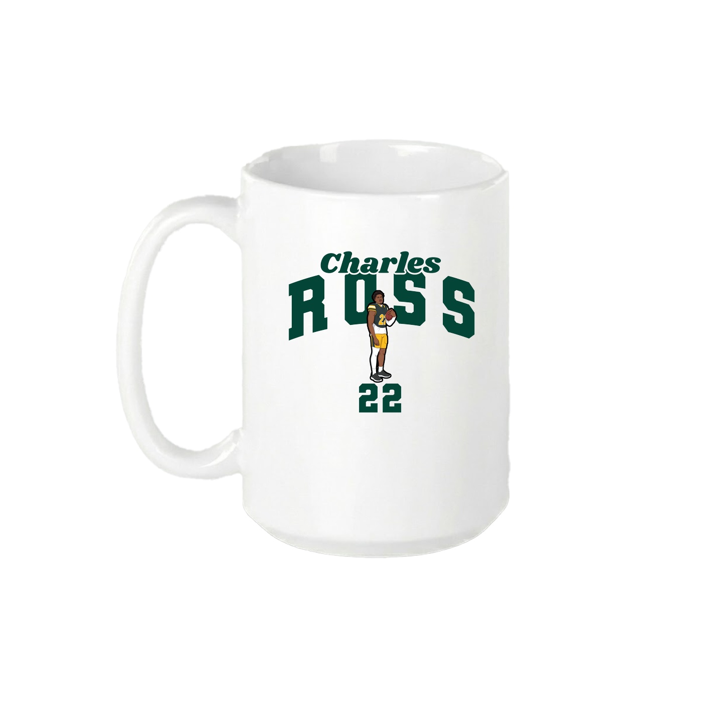 15oz Coffee Mug — Signature Arch in White