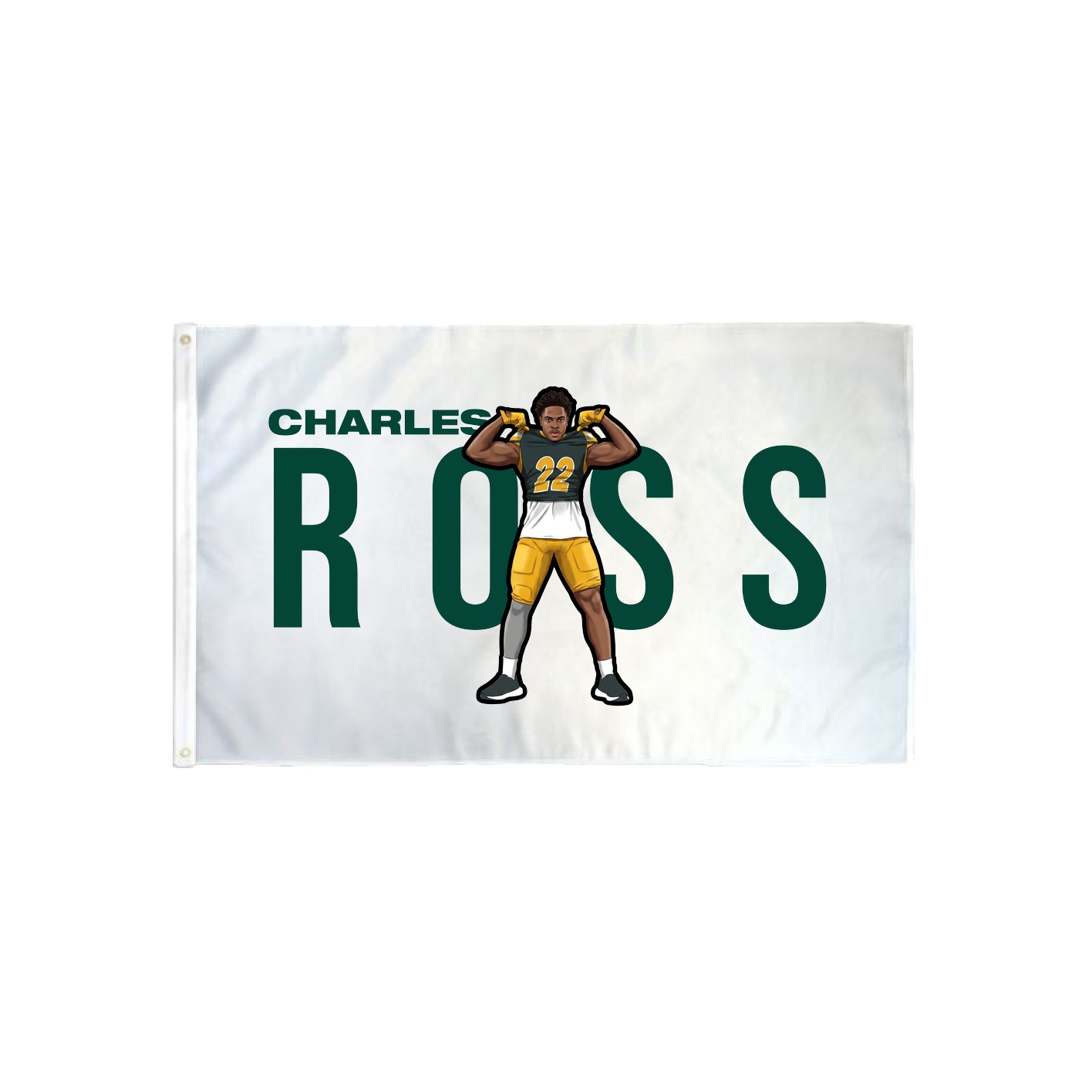 3x5 Flag — Player Name in Classic